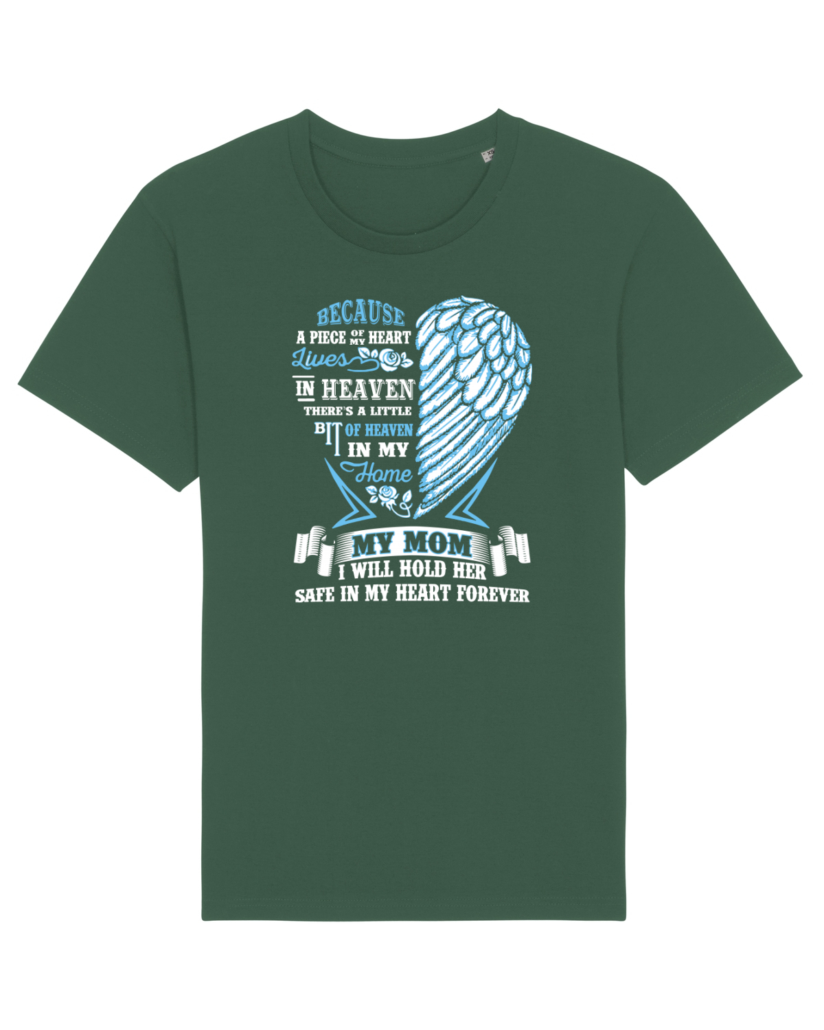 Tricou mânecă scurtă Unisex Rocker Bottle Green