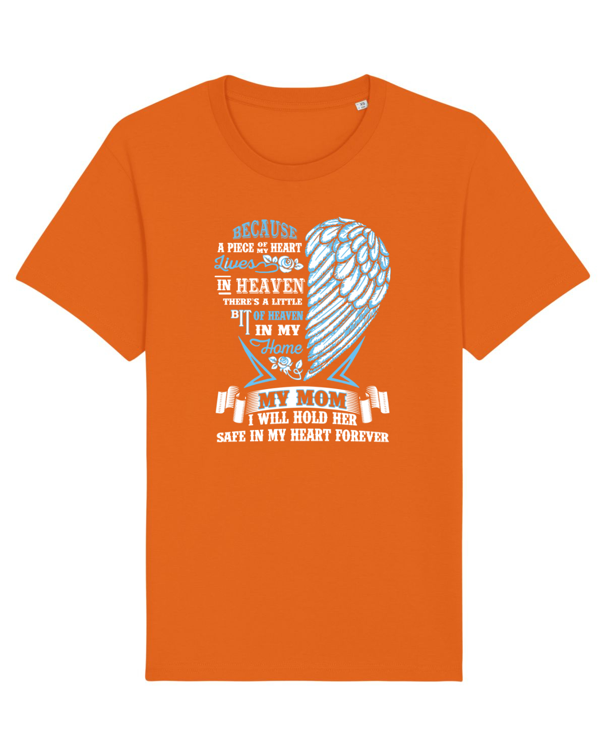 Tricou mânecă scurtă Unisex Rocker Bright Orange