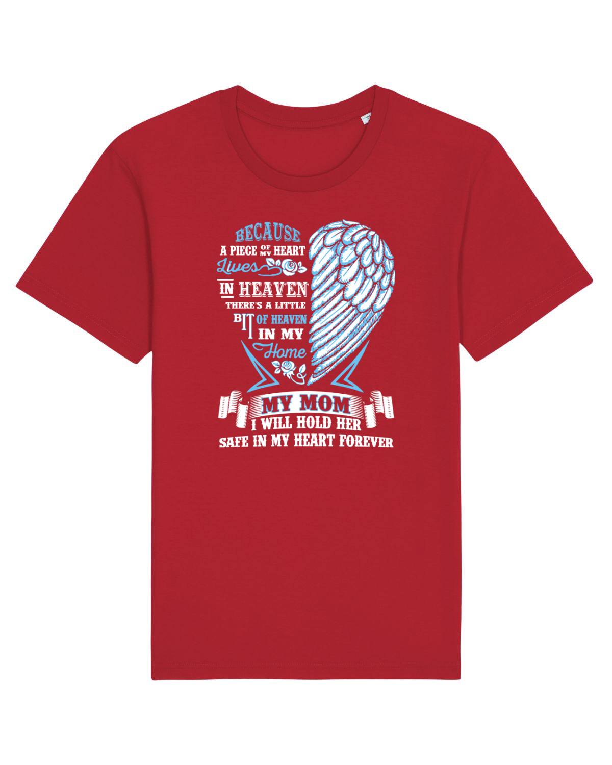 Tricou mânecă scurtă Unisex Rocker Red