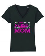 NURSE Tricou mânecă scurtă guler V Damă Evoker