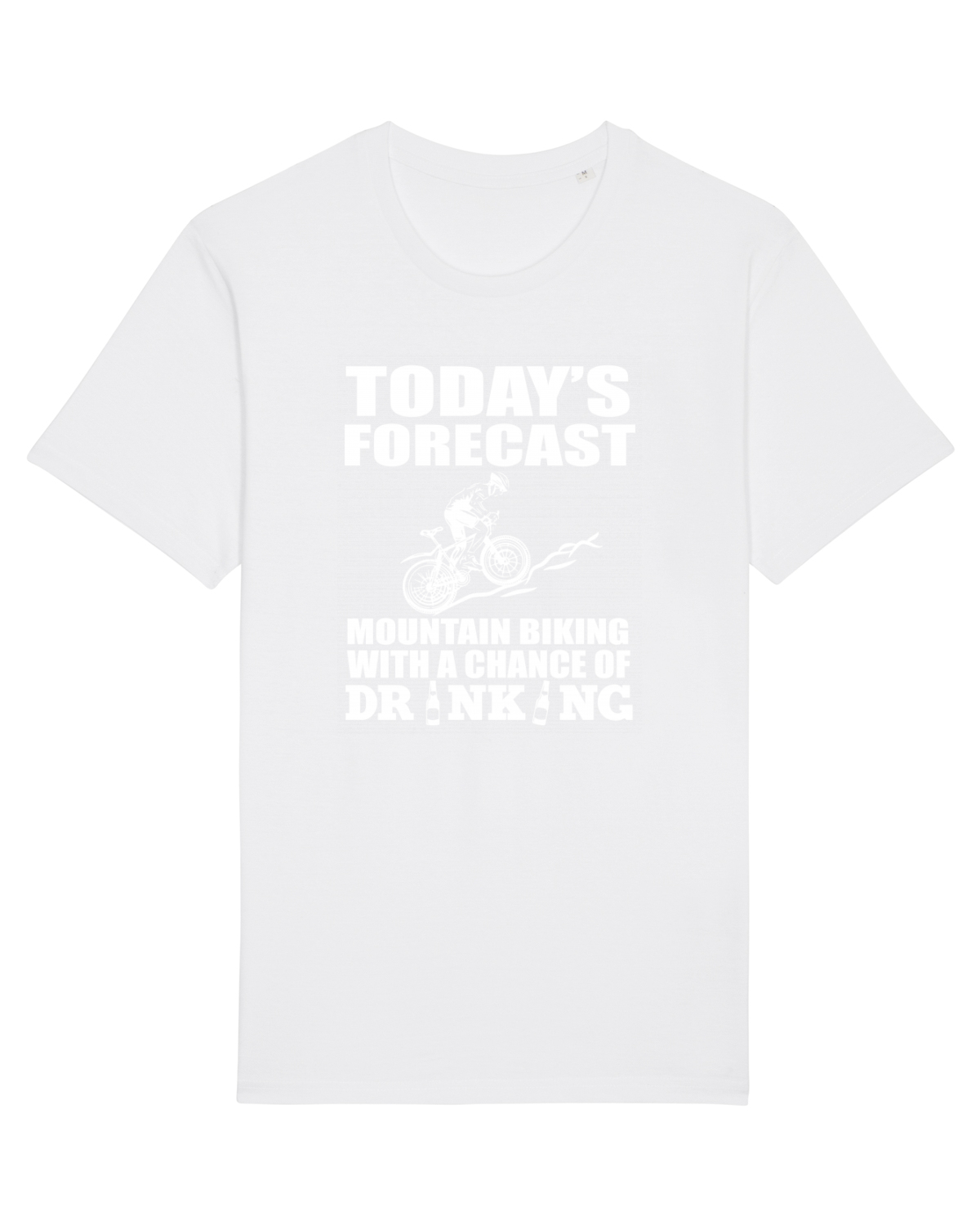 Tricou mânecă scurtă Unisex Rocker White