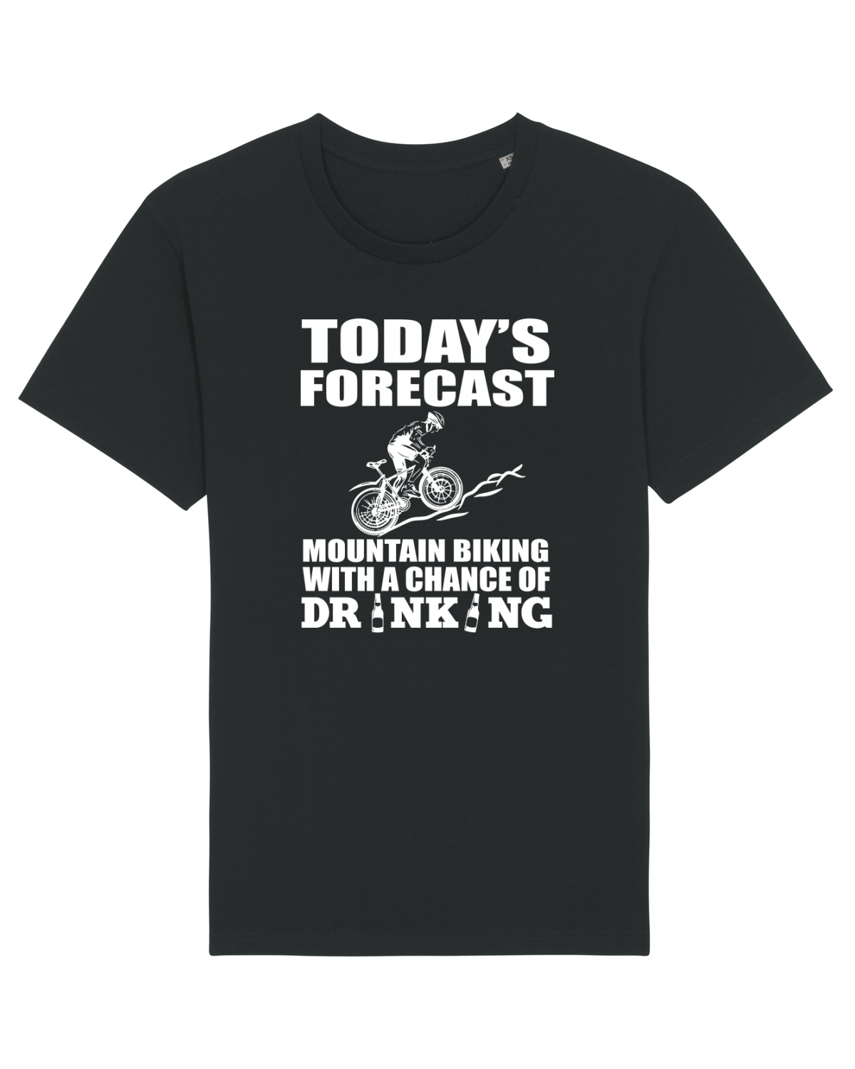 Tricou mânecă scurtă Unisex Rocker Black