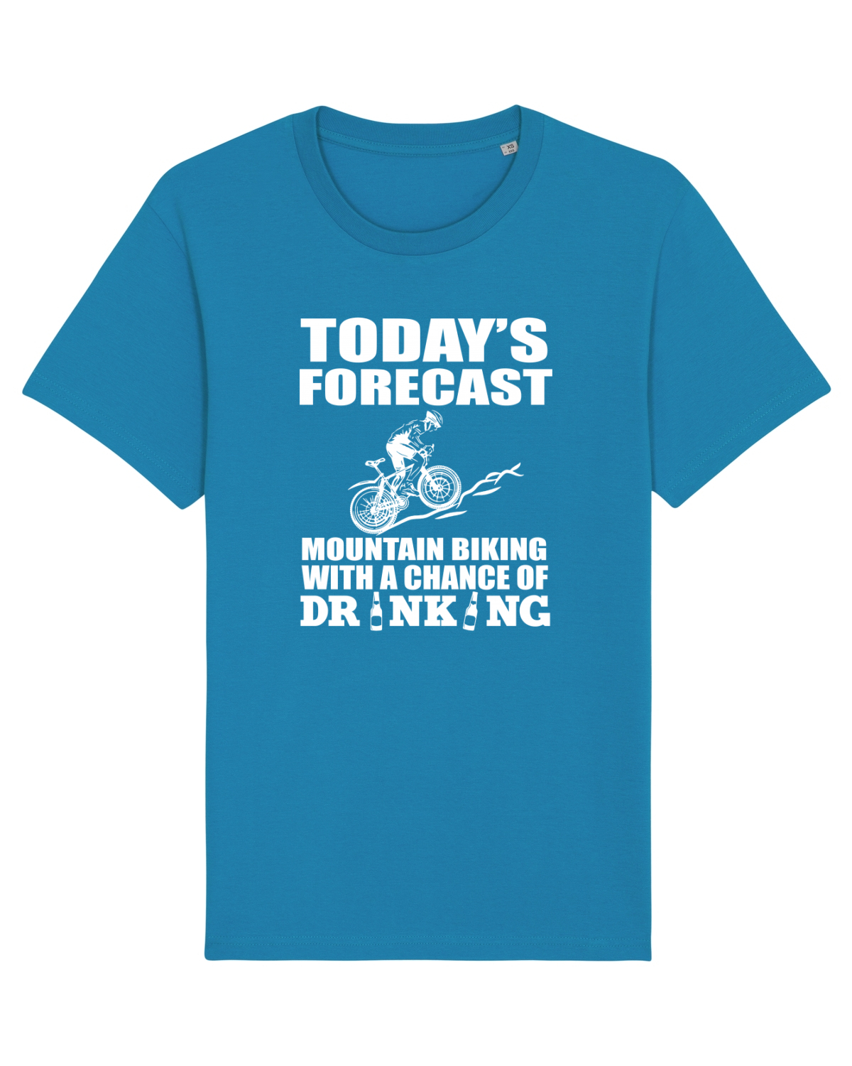 Tricou mânecă scurtă Unisex Rocker Azur