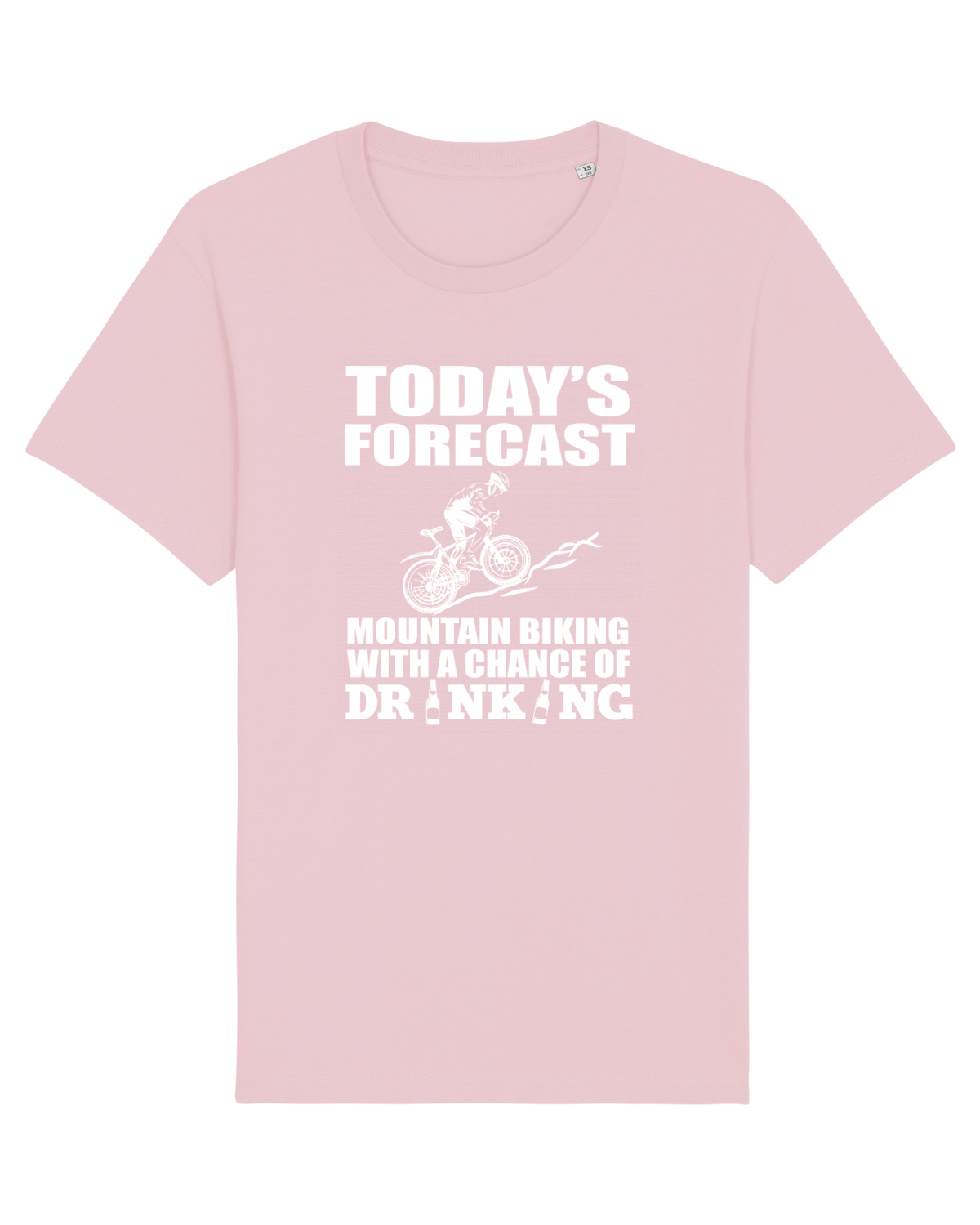 Tricou mânecă scurtă Unisex Rocker Cotton Pink