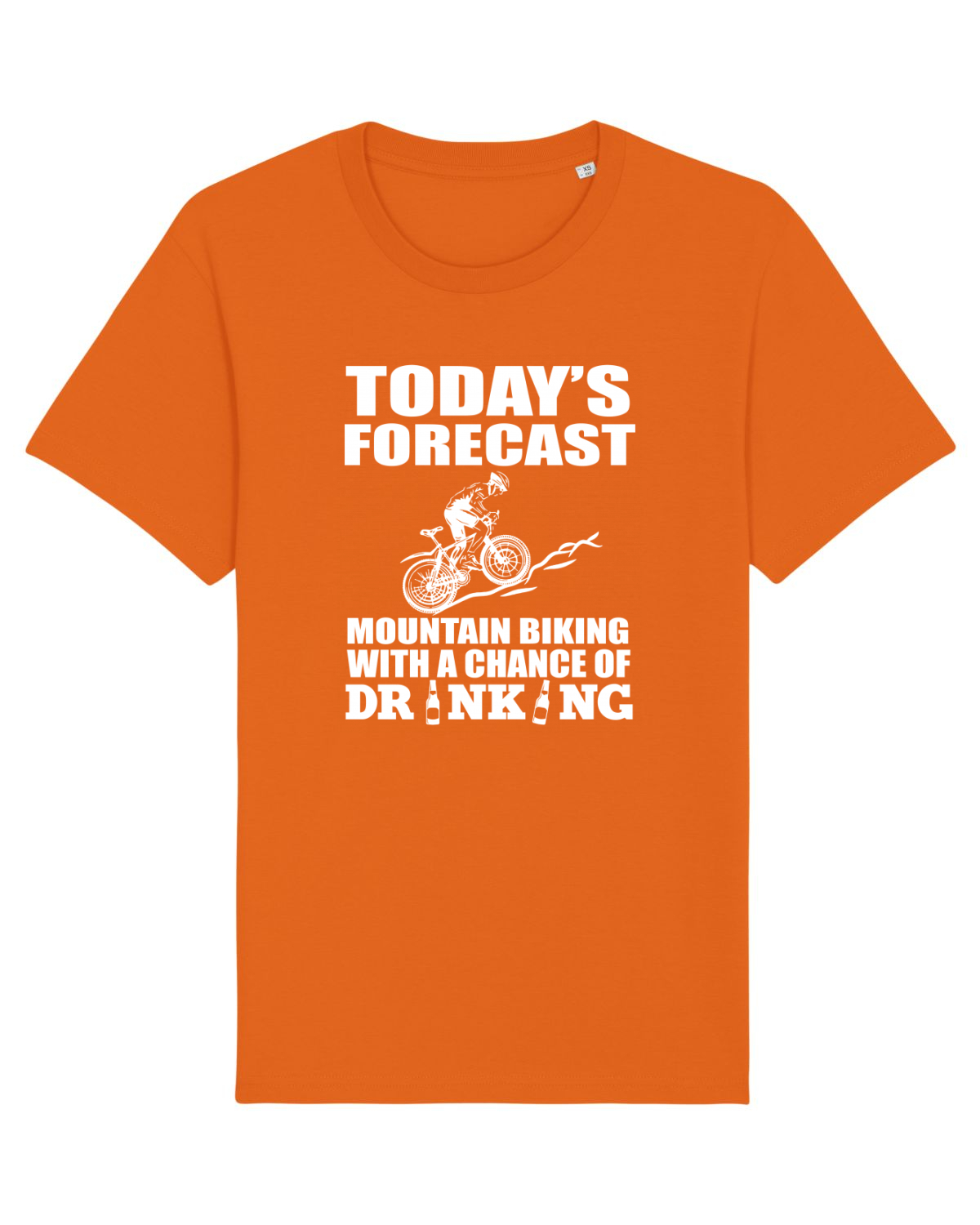 Tricou mânecă scurtă Unisex Rocker Bright Orange