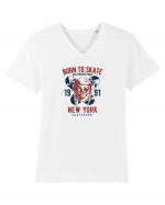 Born to Skate New York Tricou mânecă scurtă guler V Bărbat Presenter