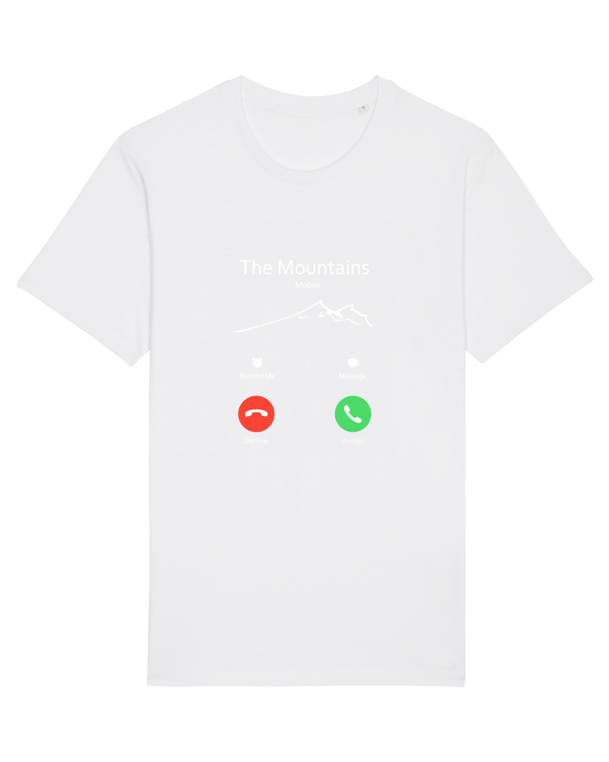 Tricou mânecă scurtă Unisex Rocker White