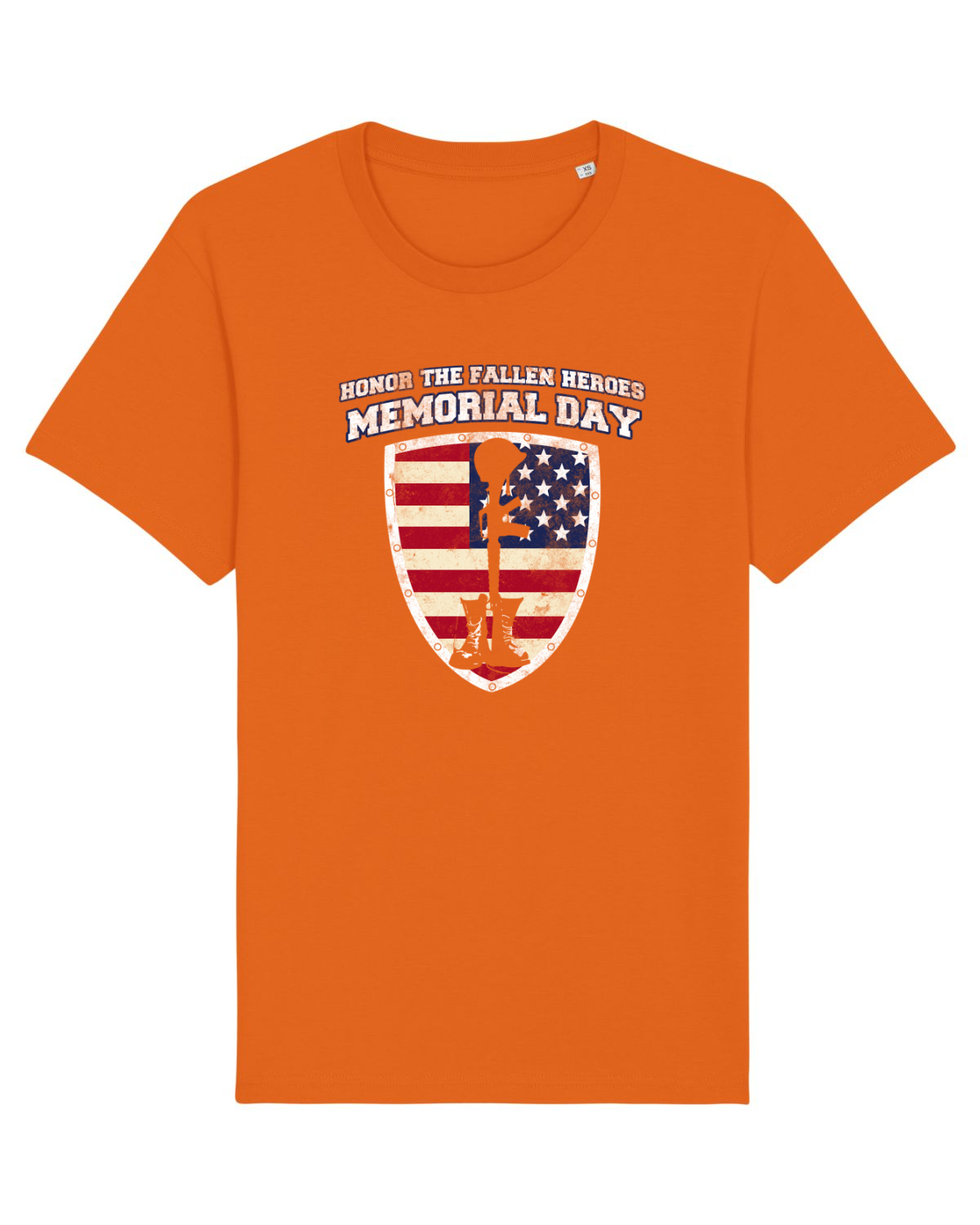 Tricou mânecă scurtă Unisex Rocker Bright Orange