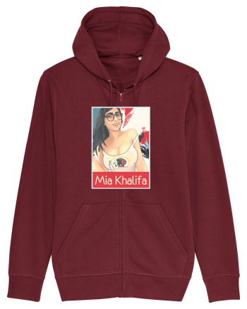 Mia Khalifa Burgundy