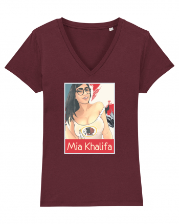 Mia Khalifa Burgundy