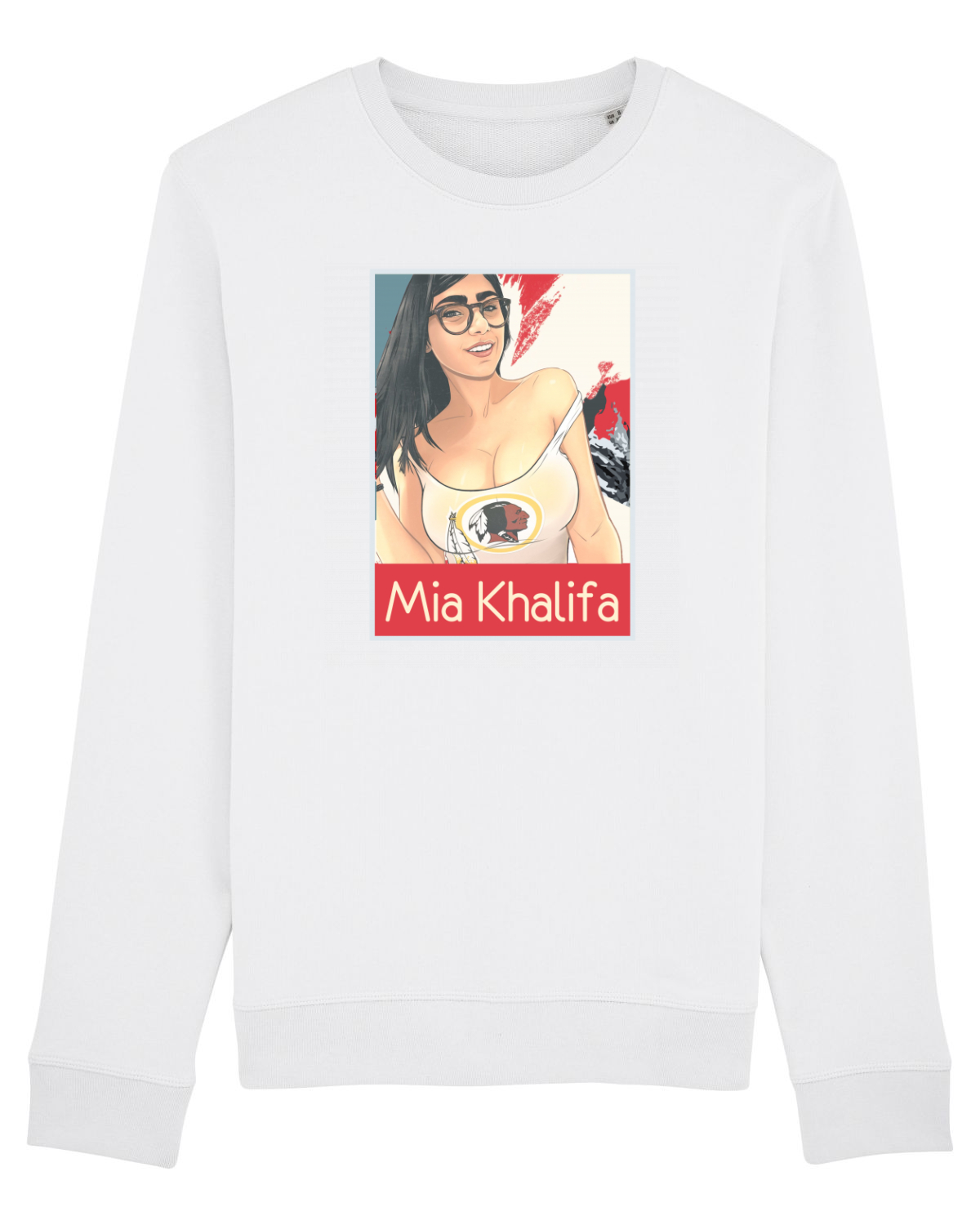 Bluză mânecă lungă Unisex Rise White