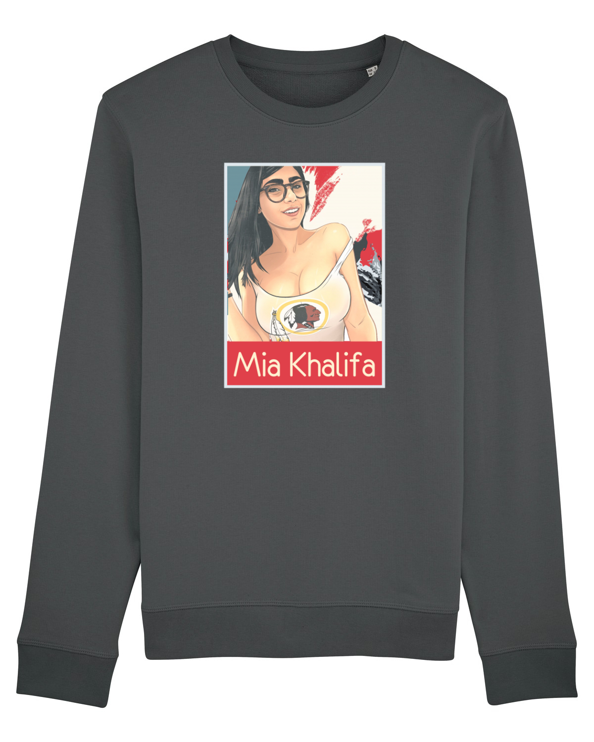 Bluză mânecă lungă Unisex Rise Anthracite