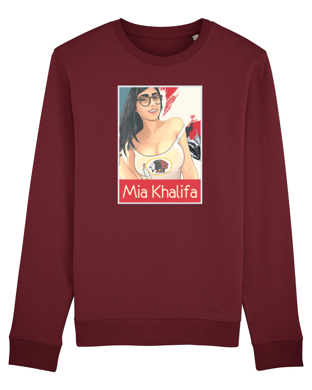 Bluză mânecă lungă Unisex Rise Burgundy