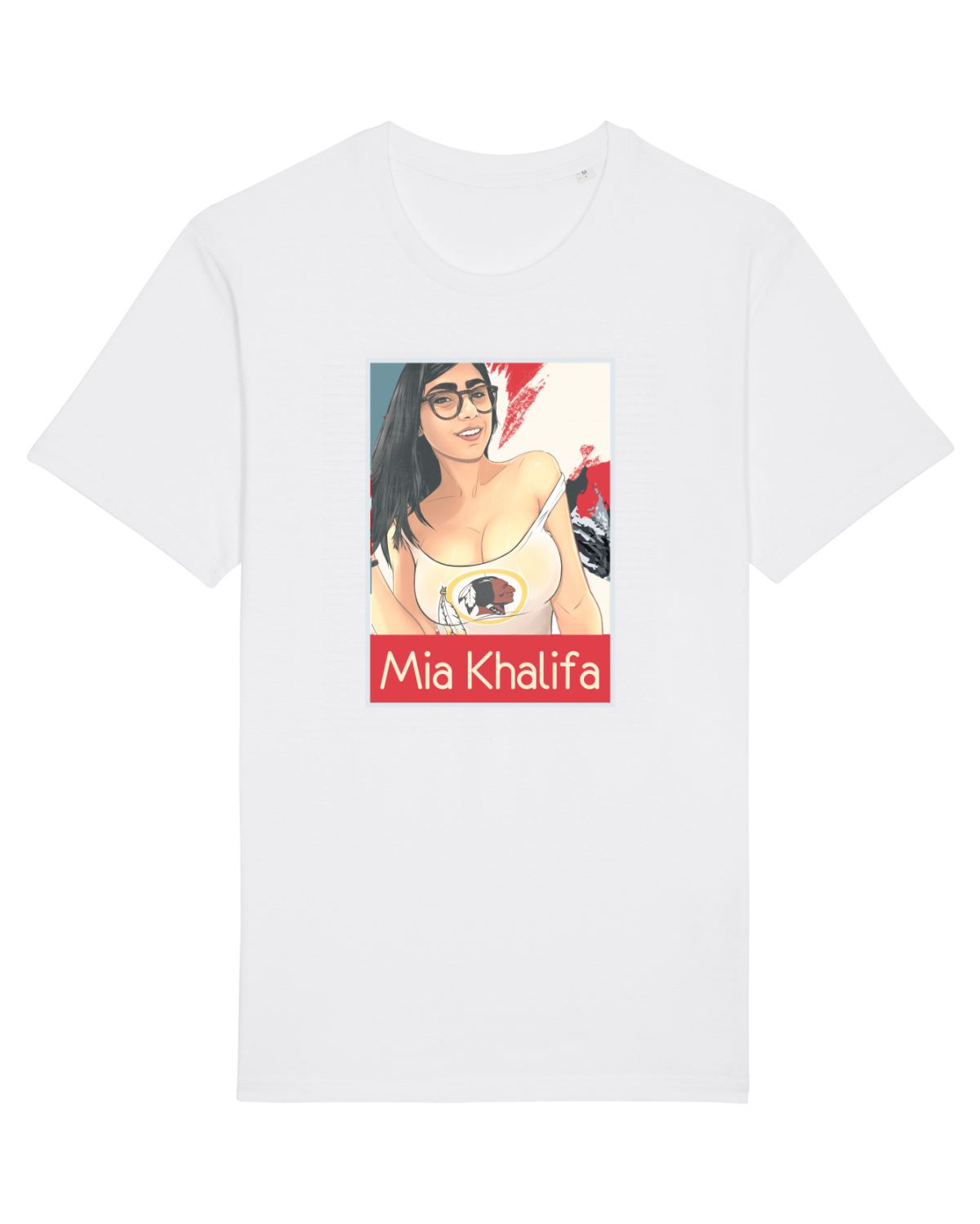 Tricou mânecă scurtă Unisex Rocker White