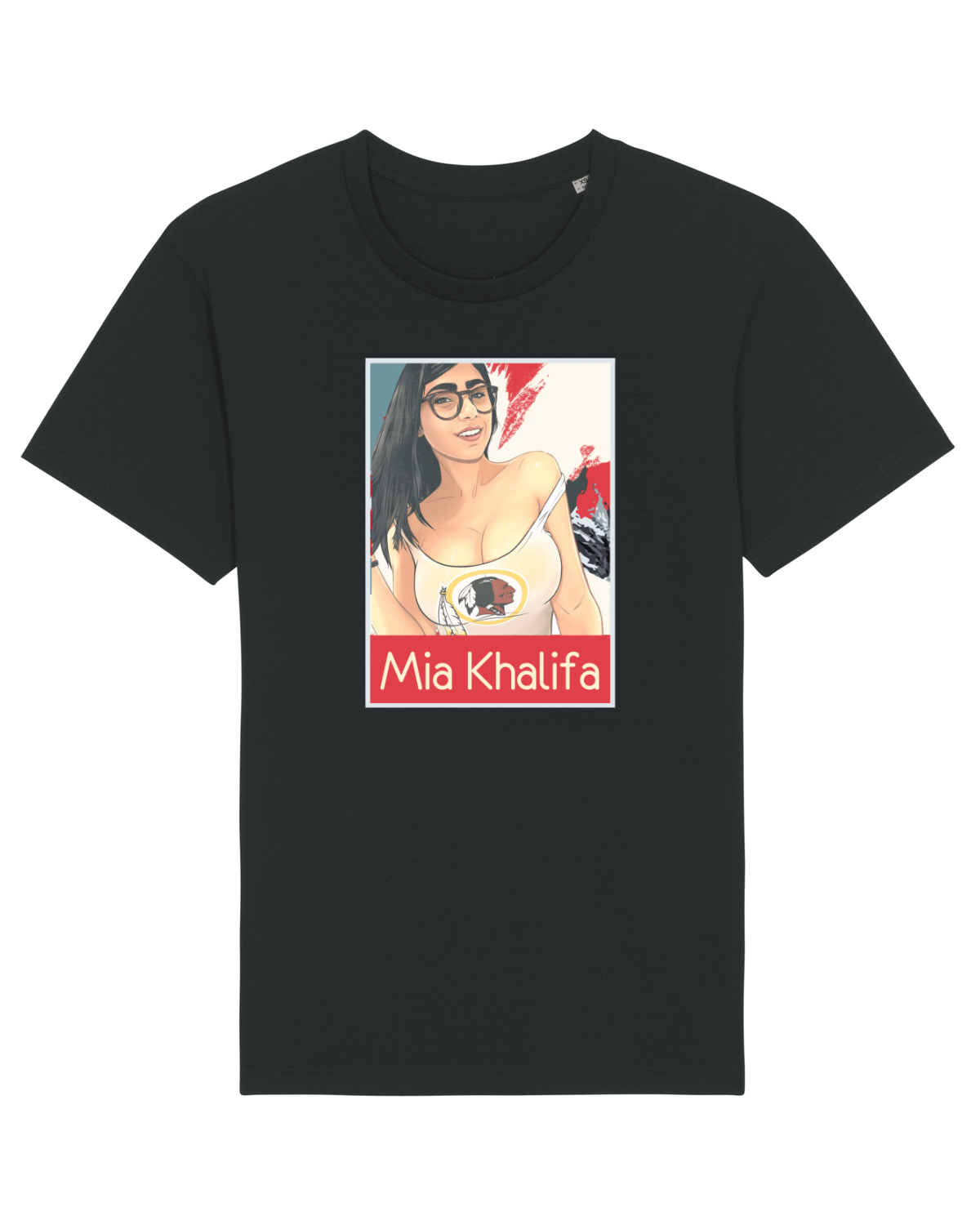 Tricou mânecă scurtă Unisex Rocker Black