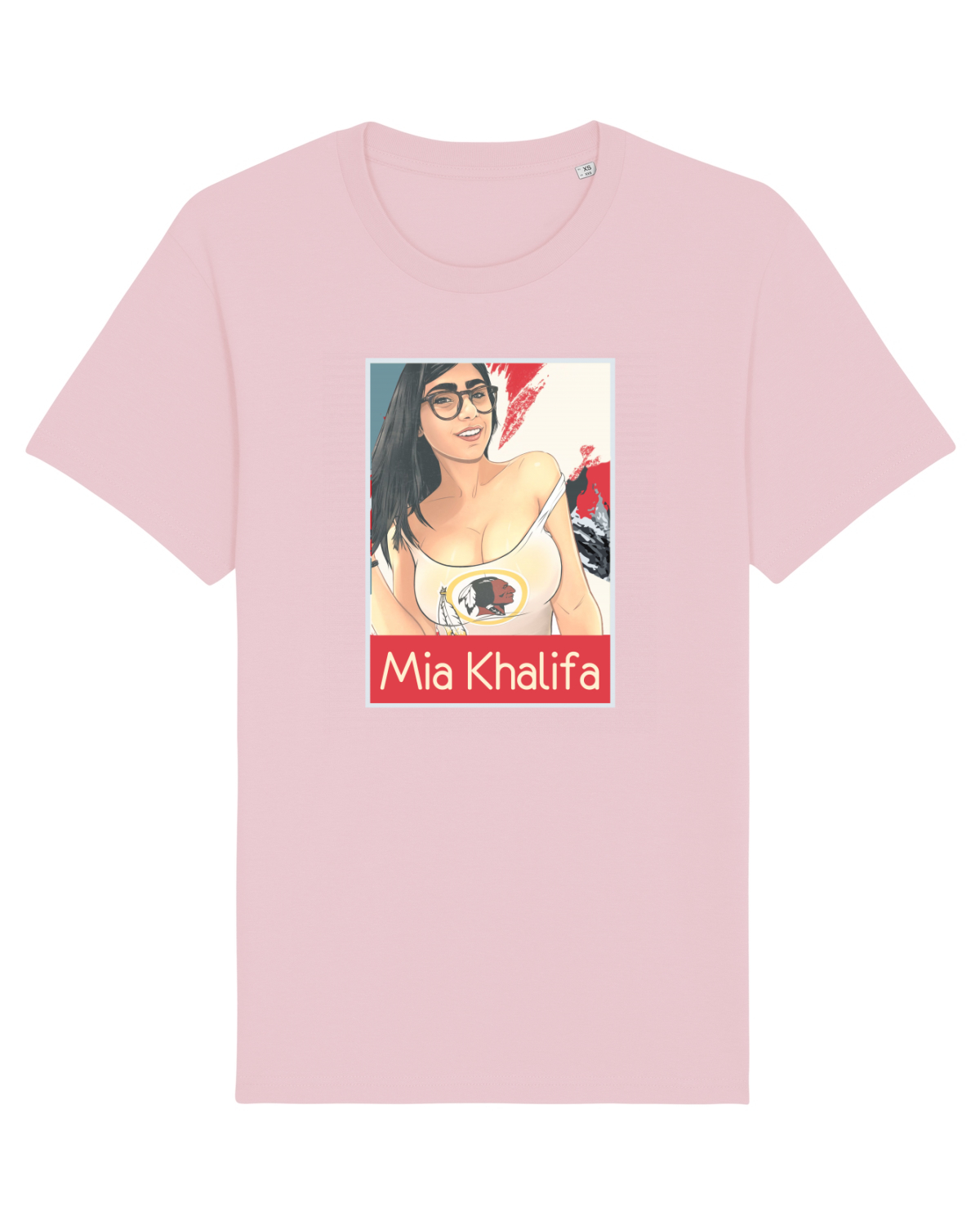 Tricou mânecă scurtă Unisex Rocker Cotton Pink