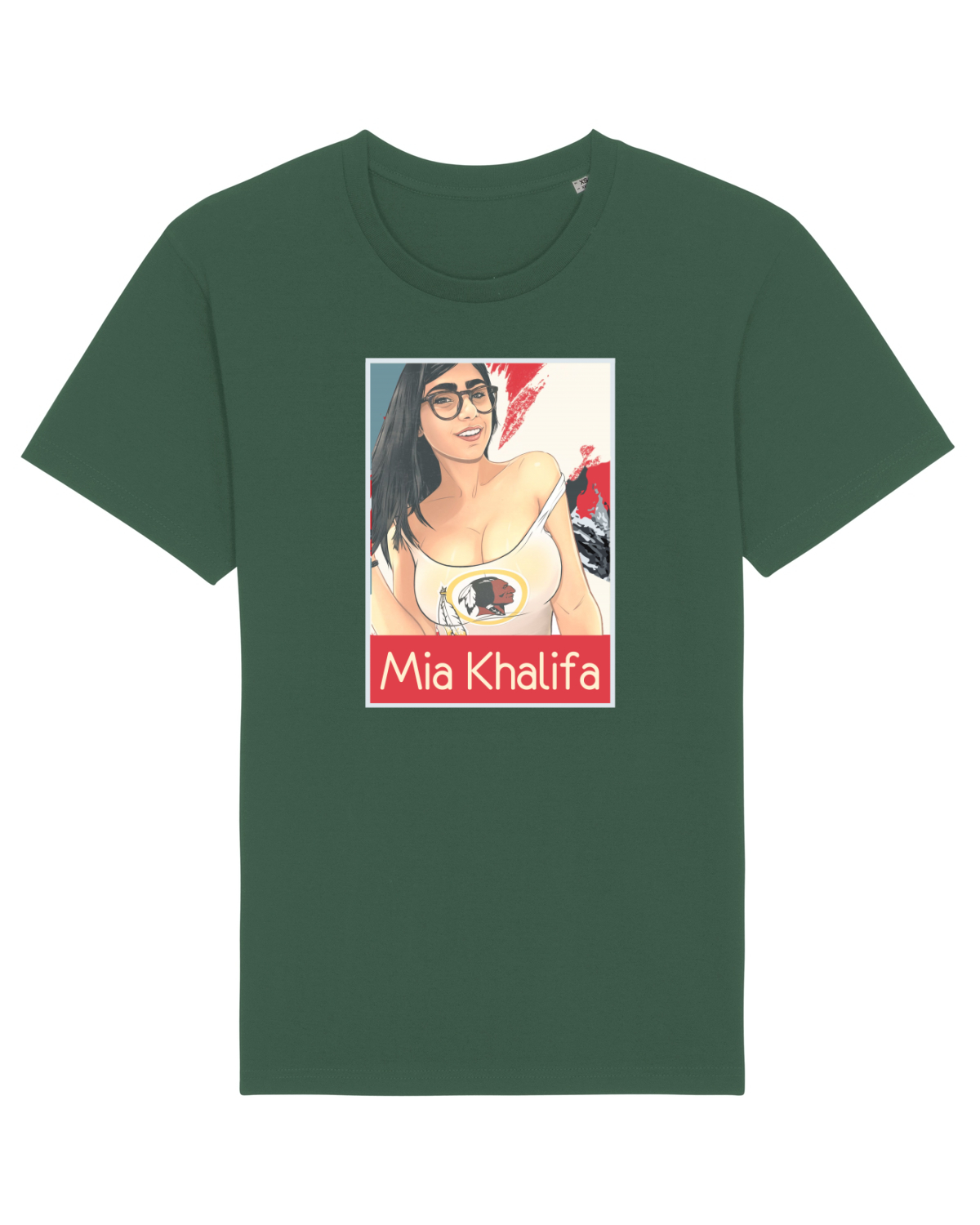 Tricou mânecă scurtă Unisex Rocker Bottle Green