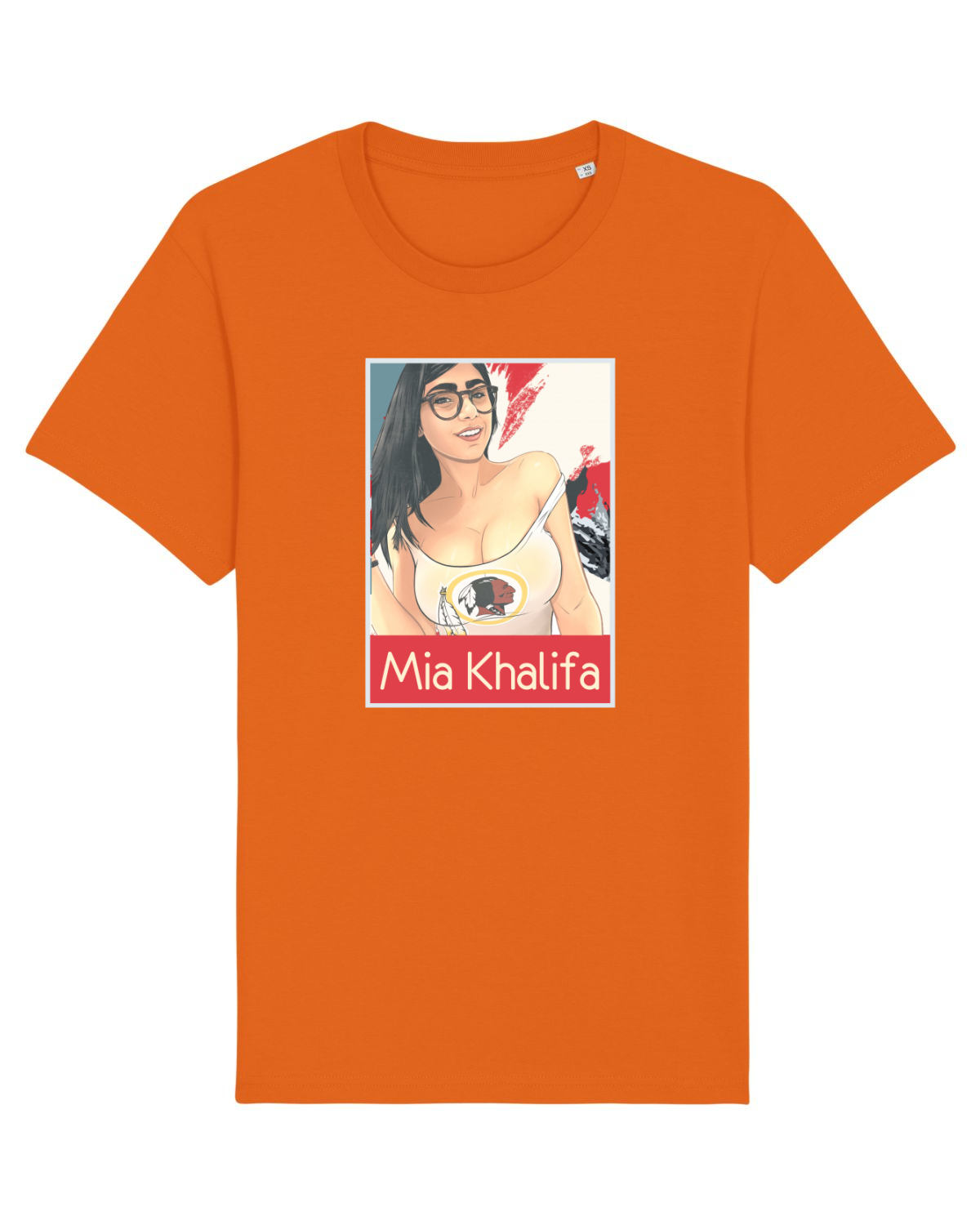 Tricou mânecă scurtă Unisex Rocker Bright Orange