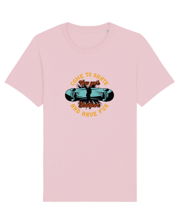 Come to Skate and Have Fun Cotton Pink