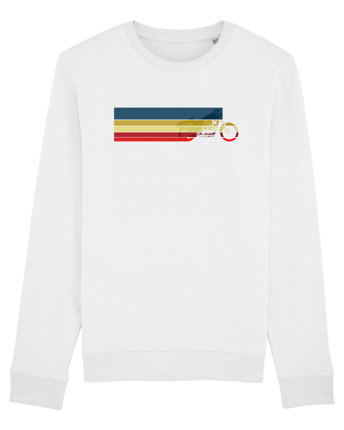 Bluză mânecă lungă Unisex Rise White