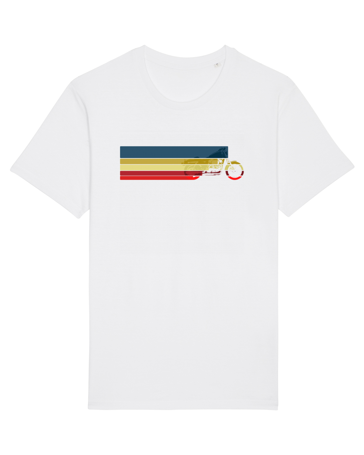 Tricou mânecă scurtă Unisex Rocker White
