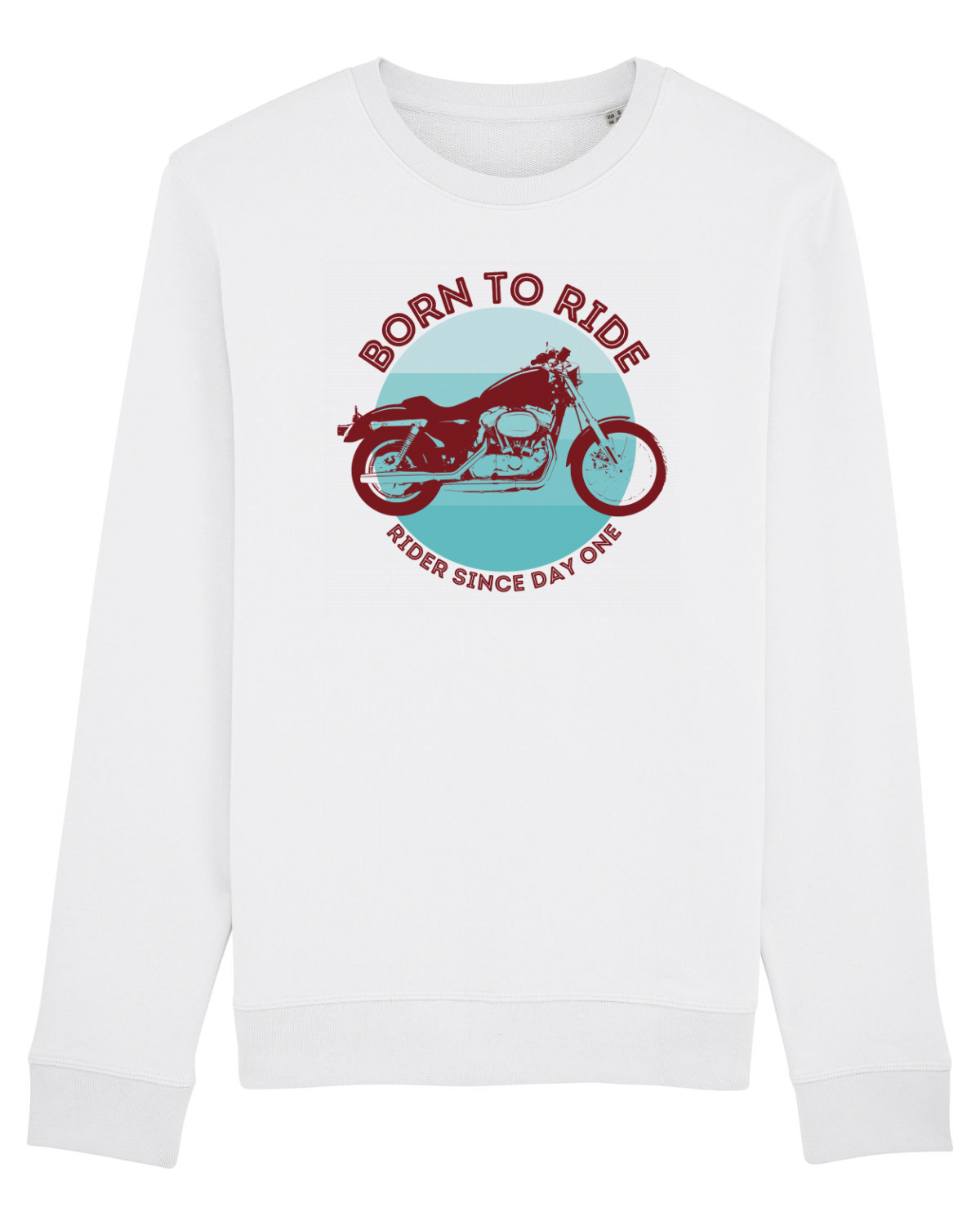 Bluză mânecă lungă Unisex Rise White