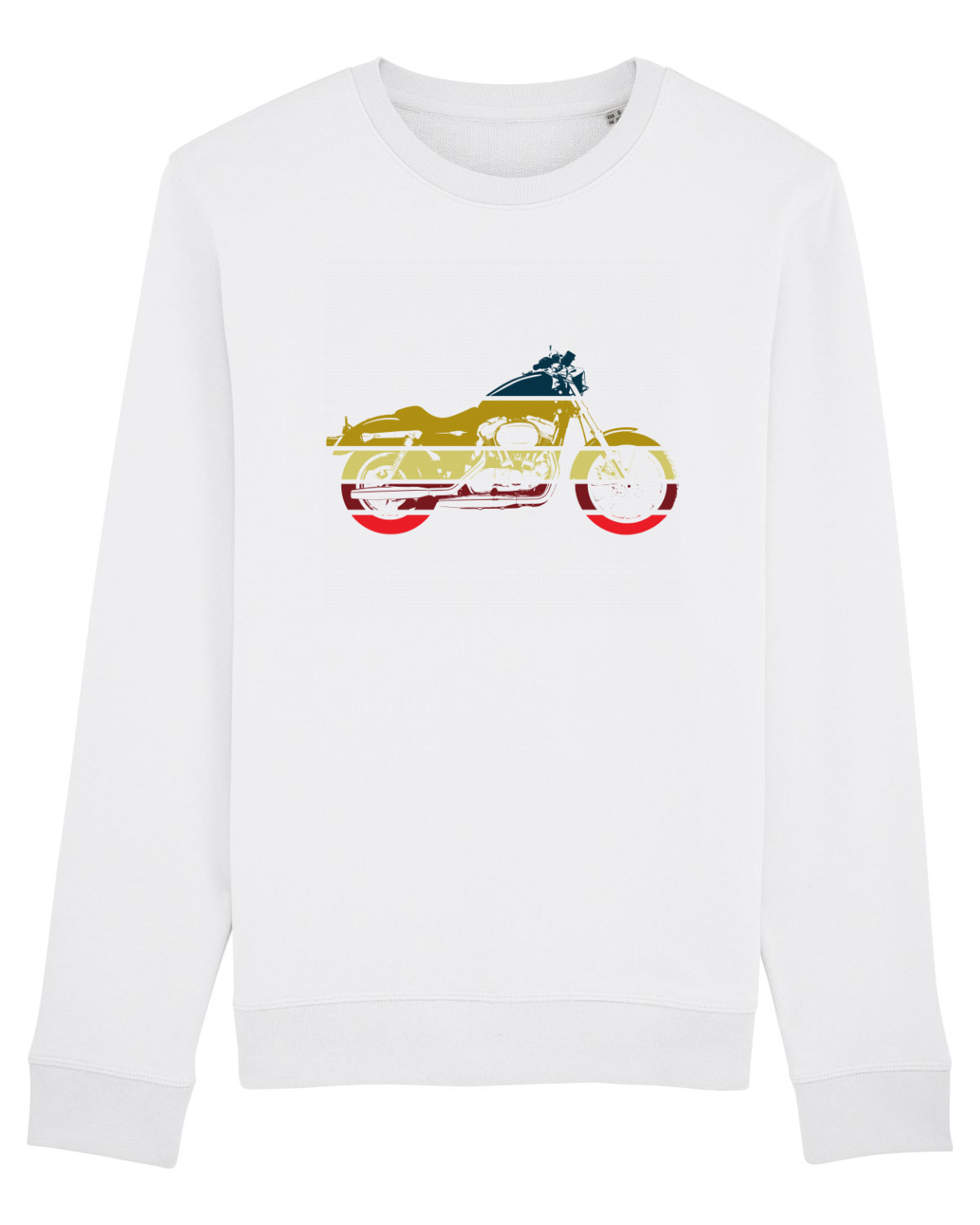 Bluză mânecă lungă Unisex Rise White