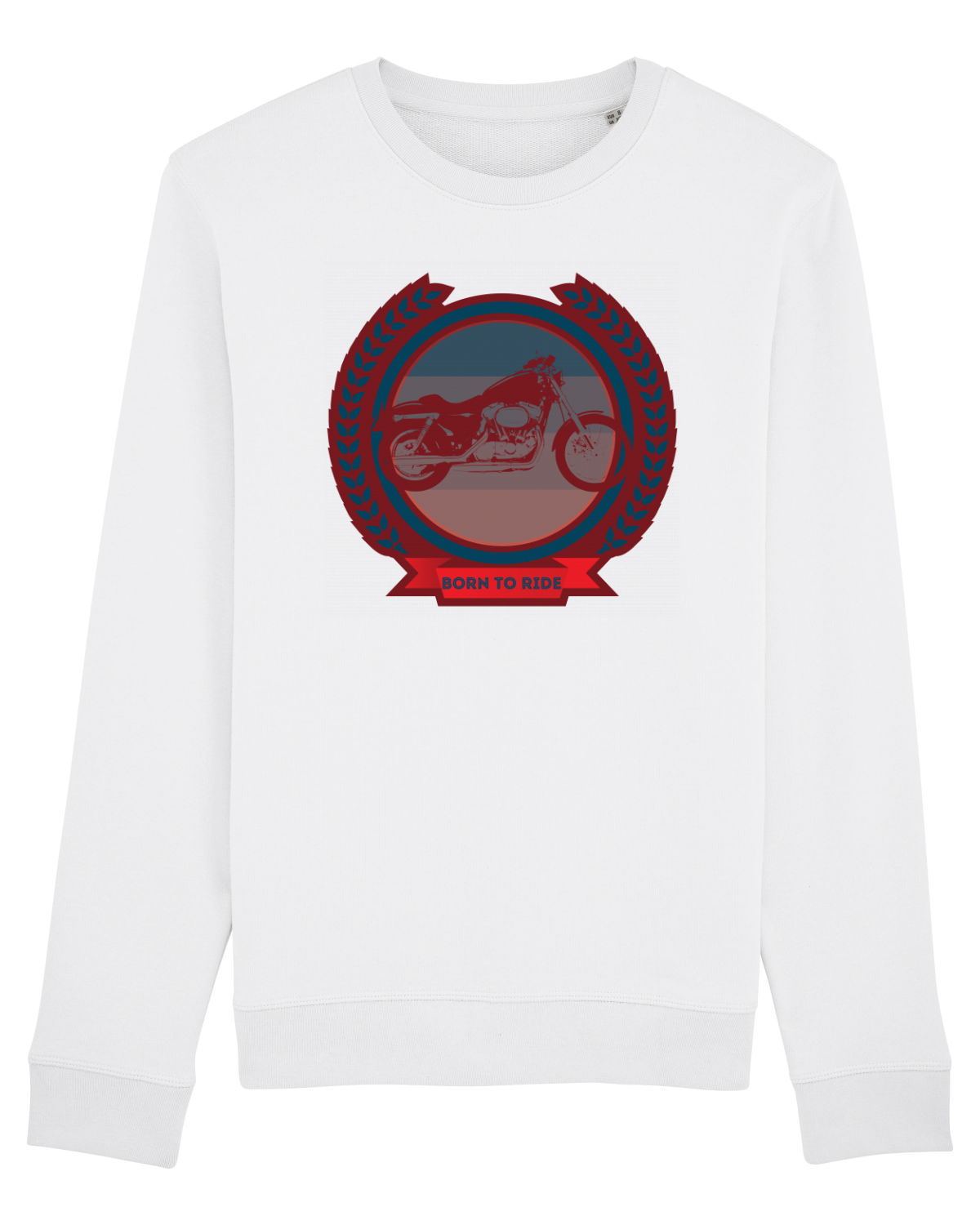 Bluză mânecă lungă Unisex Rise White