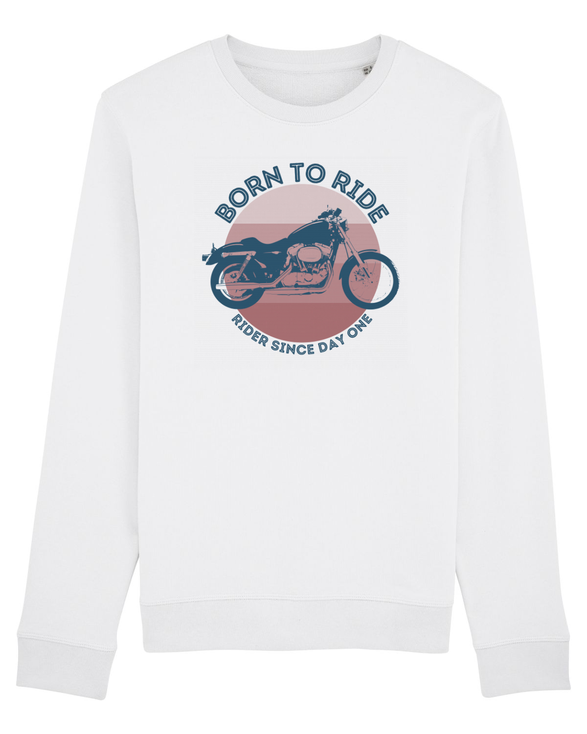 Bluză mânecă lungă Unisex Rise White