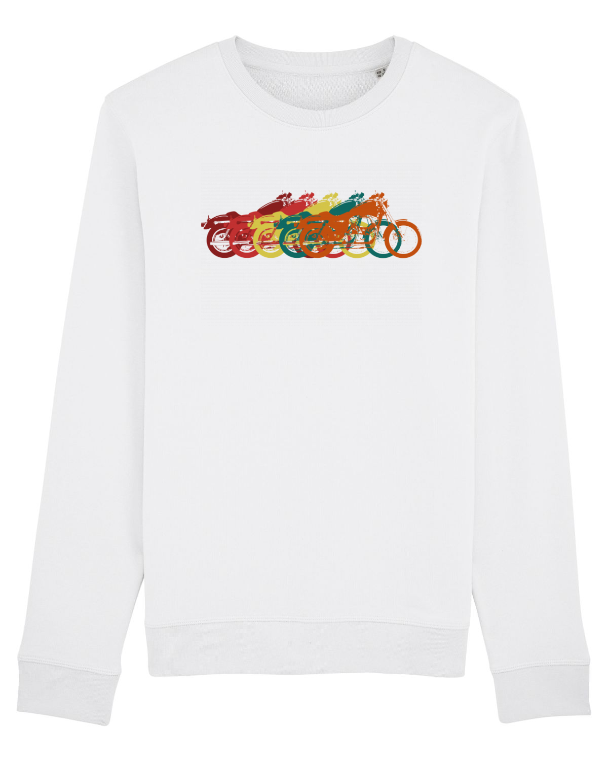Bluză mânecă lungă Unisex Rise White