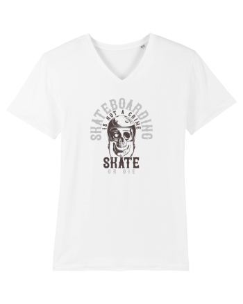 Skate or Die White