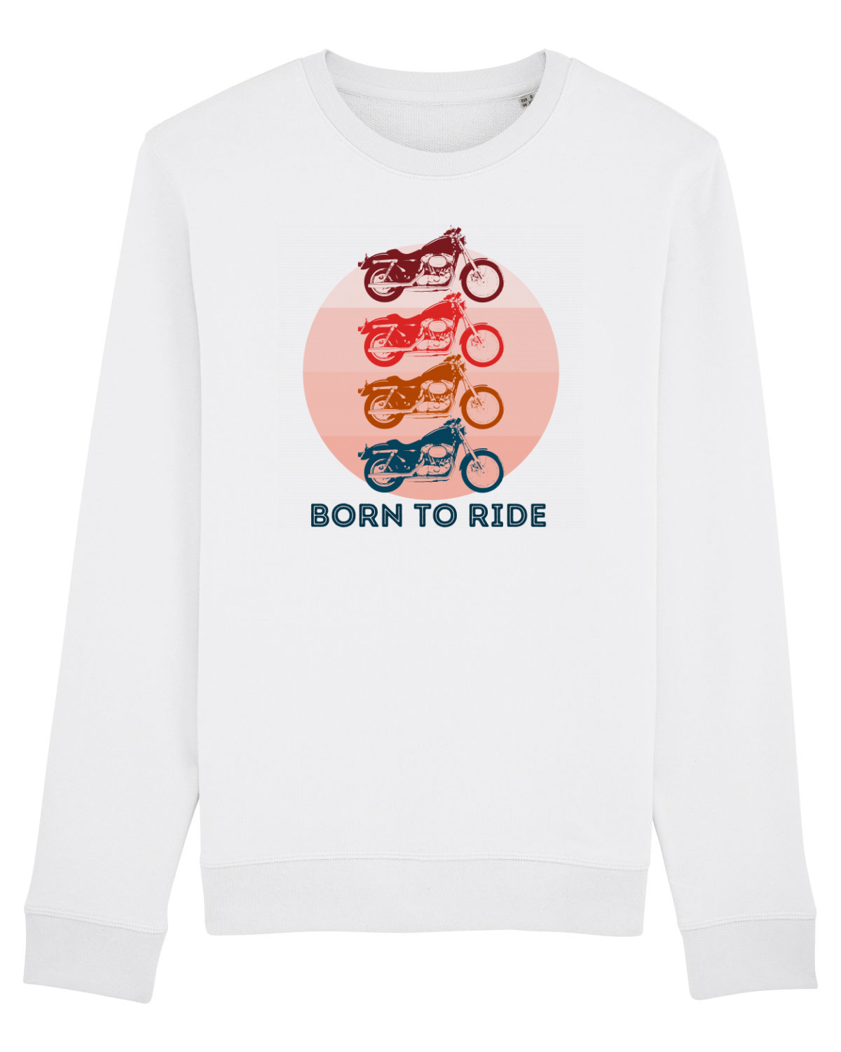 Bluză mânecă lungă Unisex Rise White