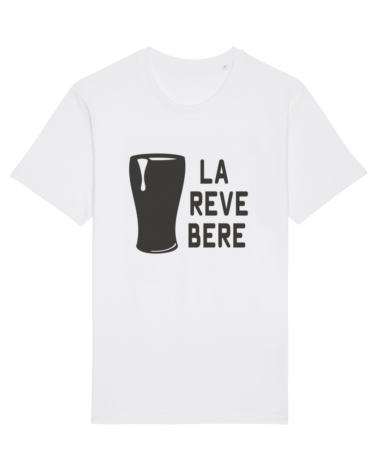 Tricou mânecă scurtă Unisex Rocker White