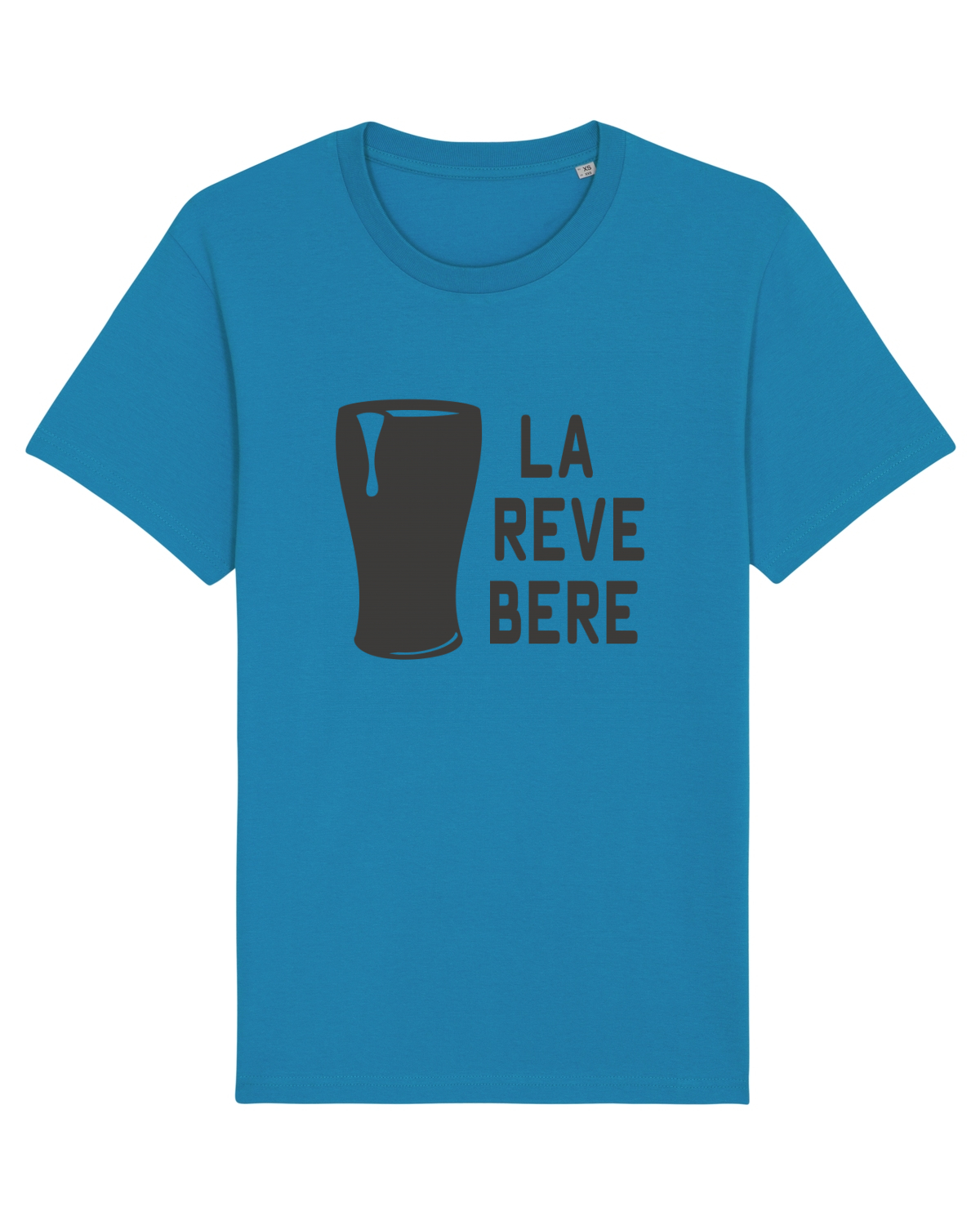 Tricou mânecă scurtă Unisex Rocker Azur