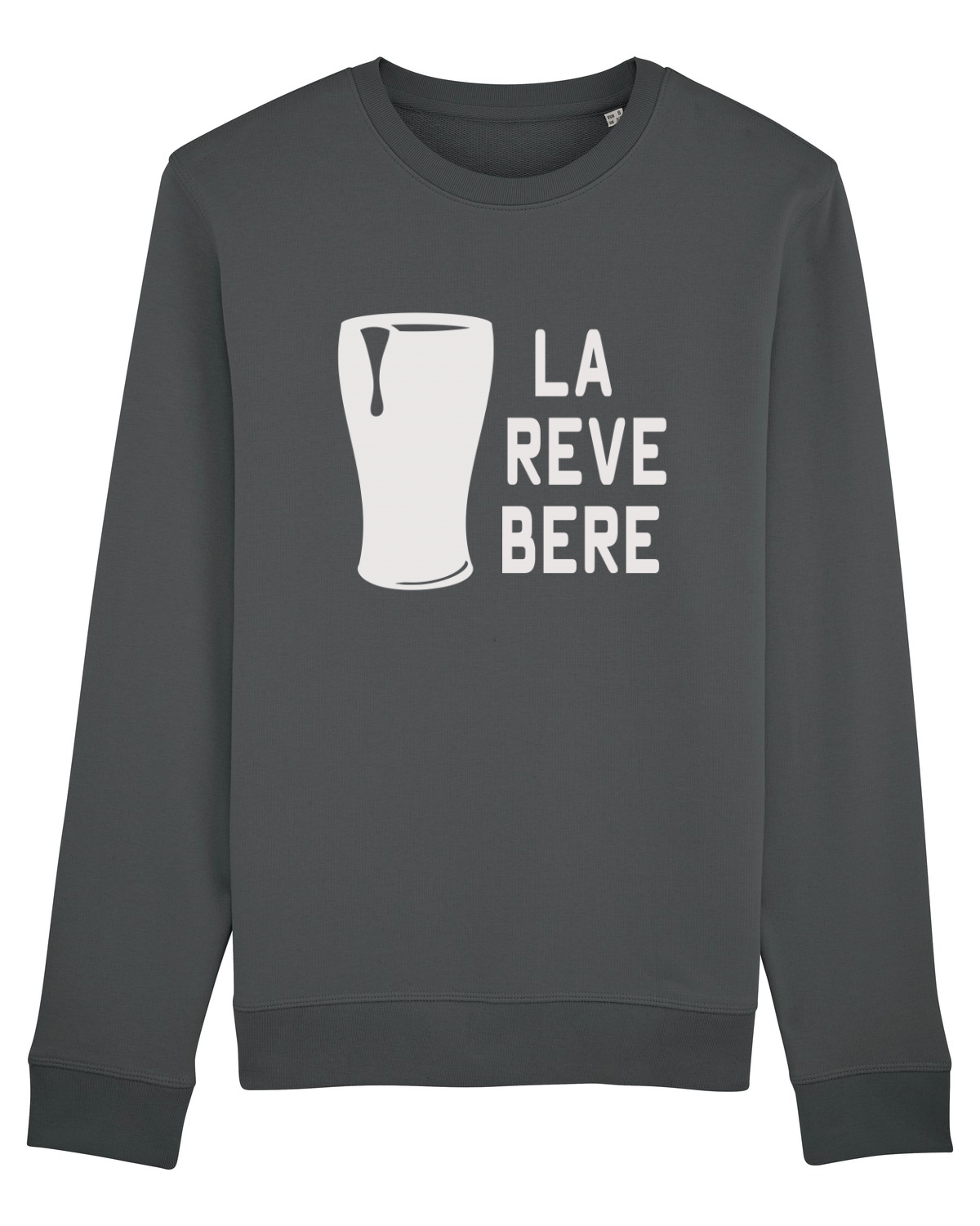 Bluză mânecă lungă Unisex Rise Anthracite
