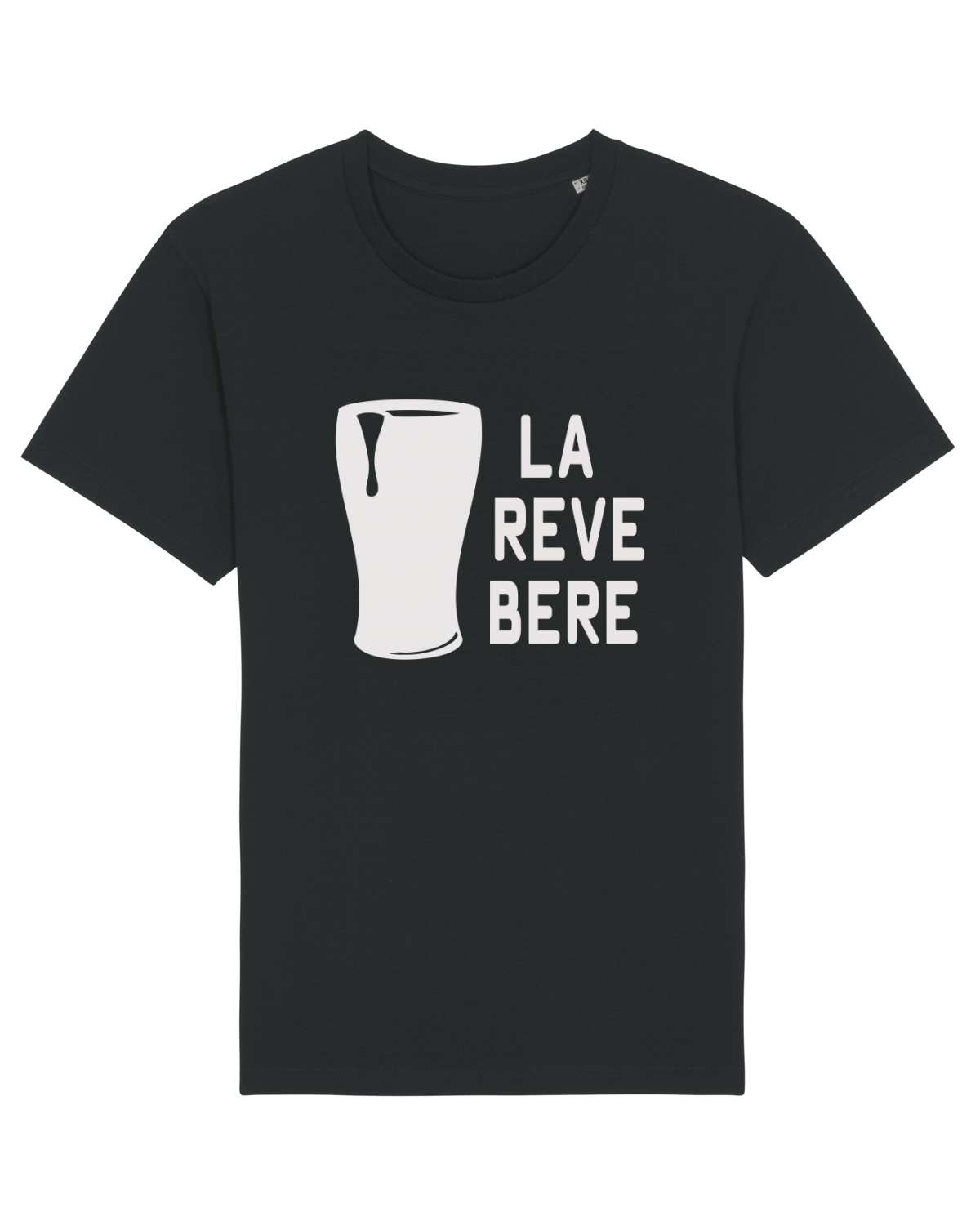 Tricou mânecă scurtă Unisex Rocker Black