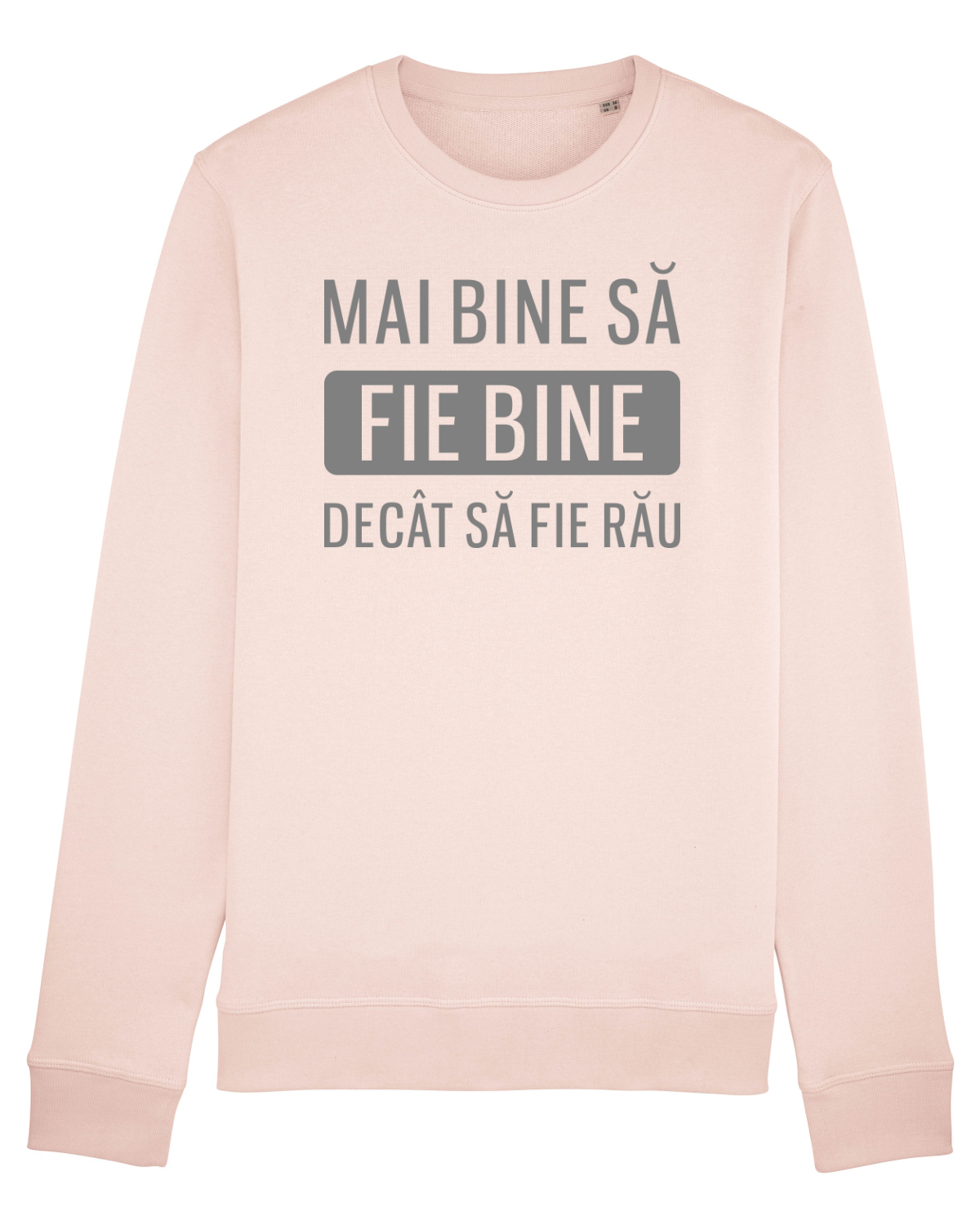 Bluză mânecă lungă Unisex Rise Candy Pink