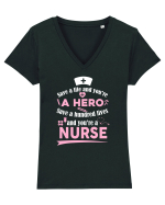 NURSES Tricou mânecă scurtă guler V Damă Evoker