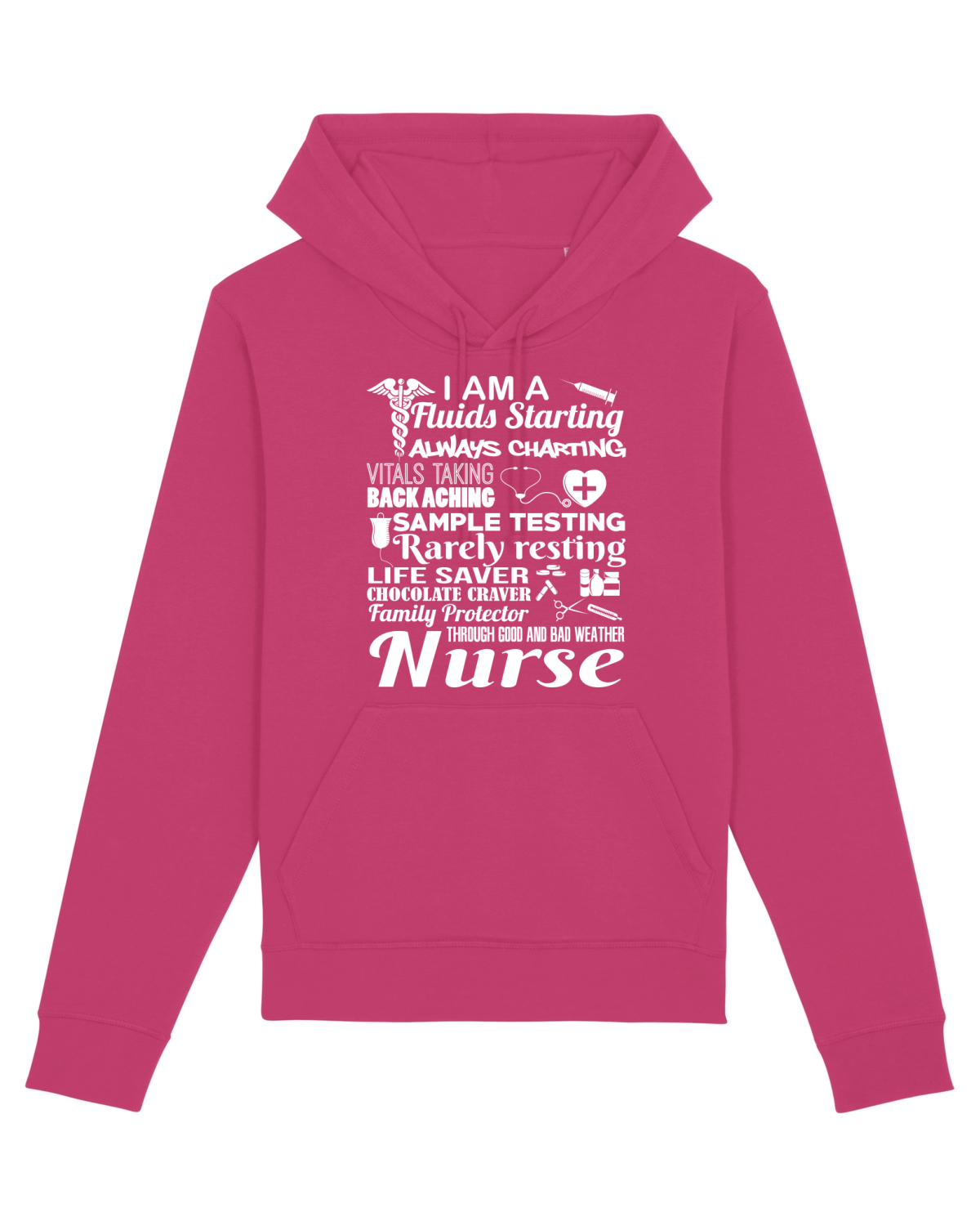 Hanorac Unisex Drummer Raspberry