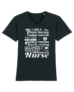 NURSE Tricou mânecă scurtă guler V Bărbat Presenter