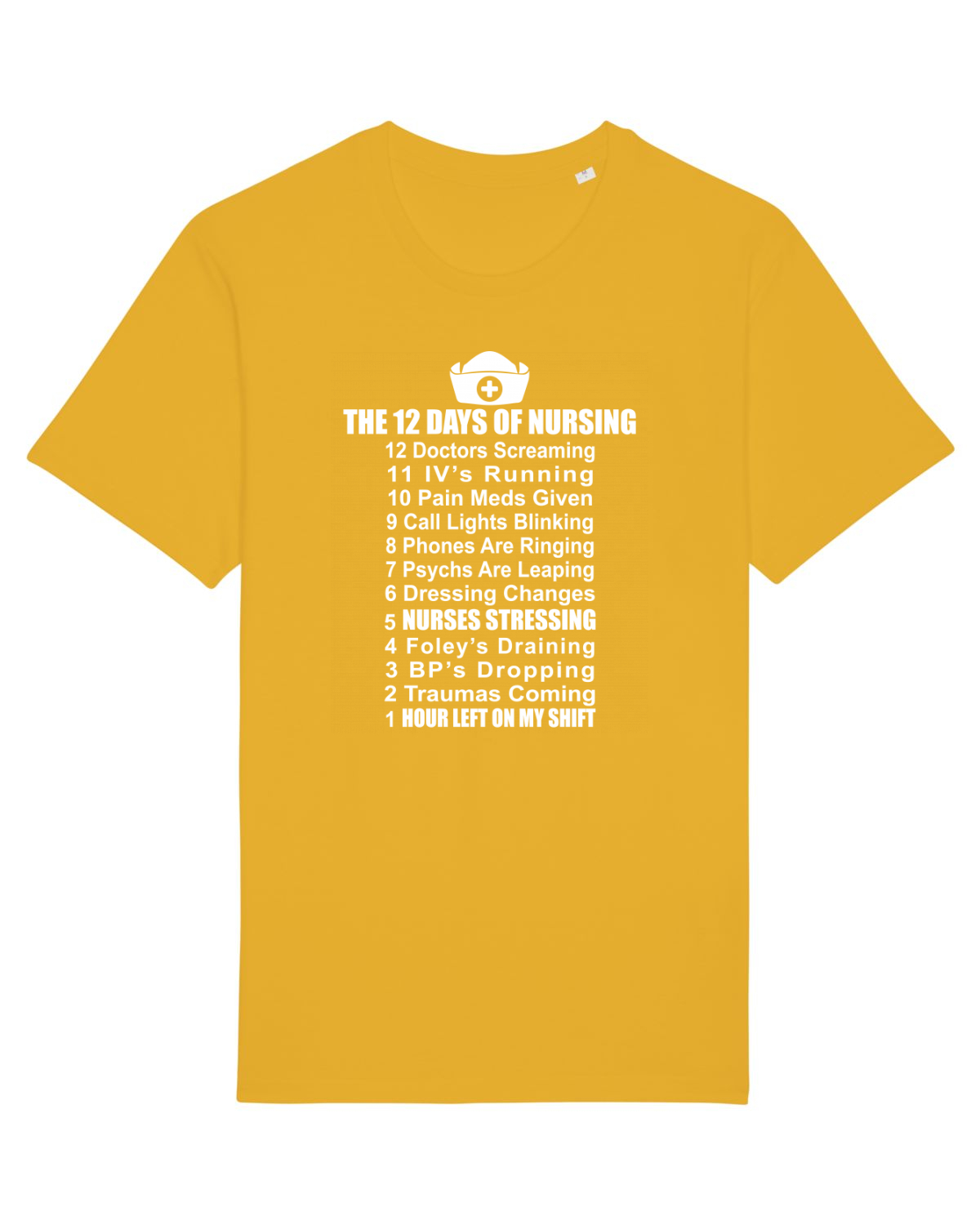 Tricou mânecă scurtă Unisex Rocker Spectra Yellow
