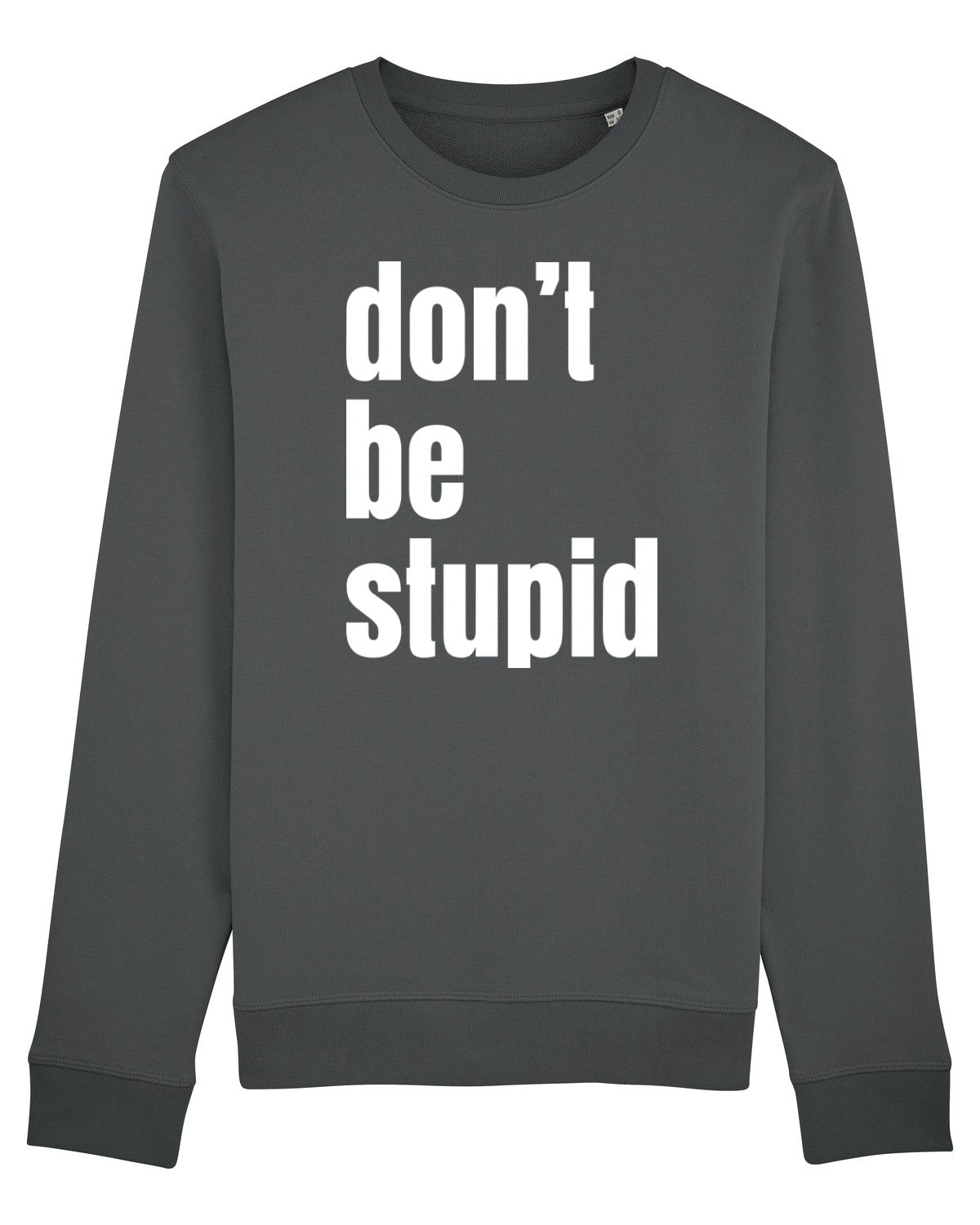 Bluză mânecă lungă Unisex Rise Anthracite