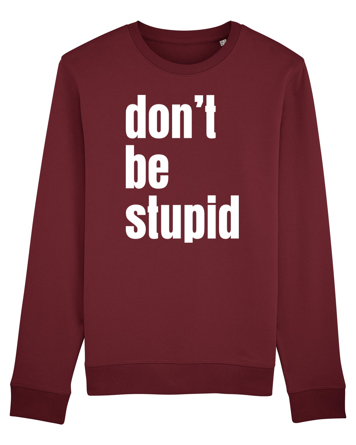 Bluză mânecă lungă Unisex Rise Burgundy