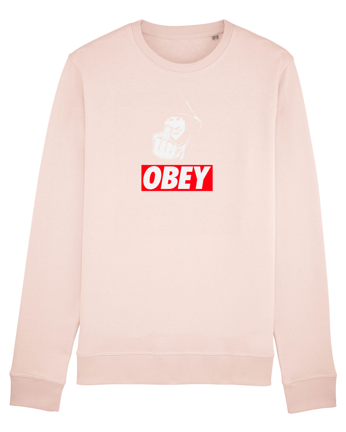 Bluză mânecă lungă Unisex Rise Candy Pink