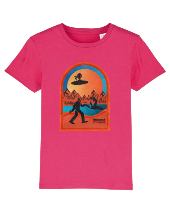 Retro Bigfoot, Alien And Loch Ness Monster Raspberry
