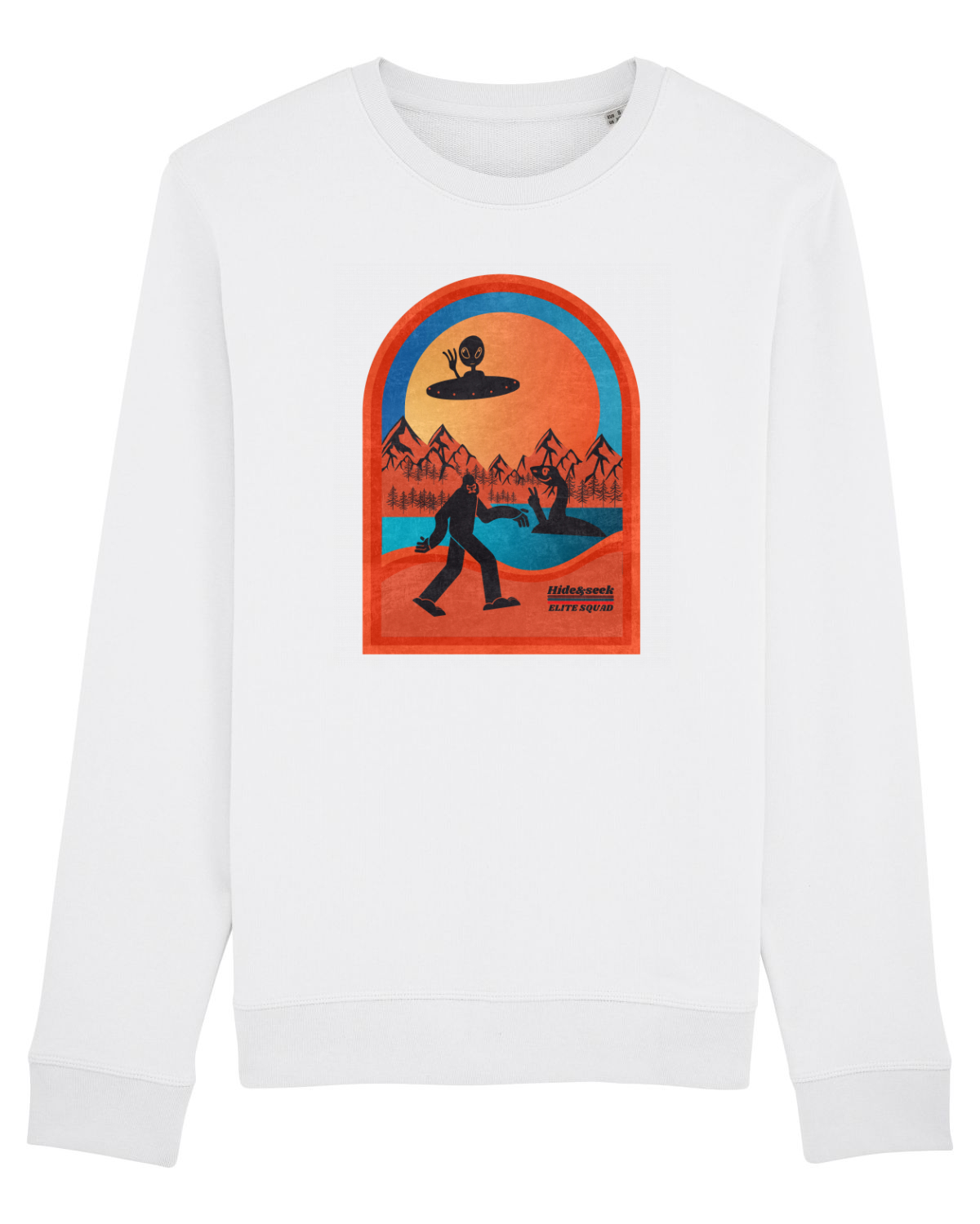 Bluză mânecă lungă Unisex Rise White