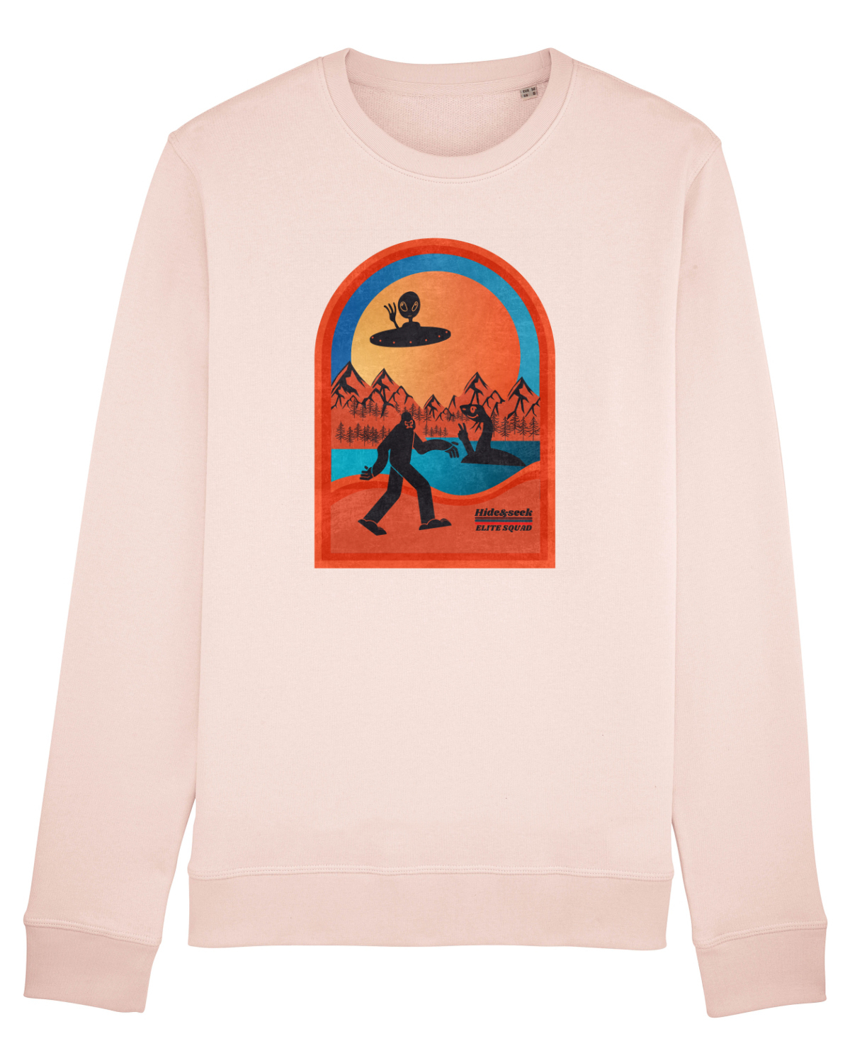 Bluză mânecă lungă Unisex Rise Candy Pink