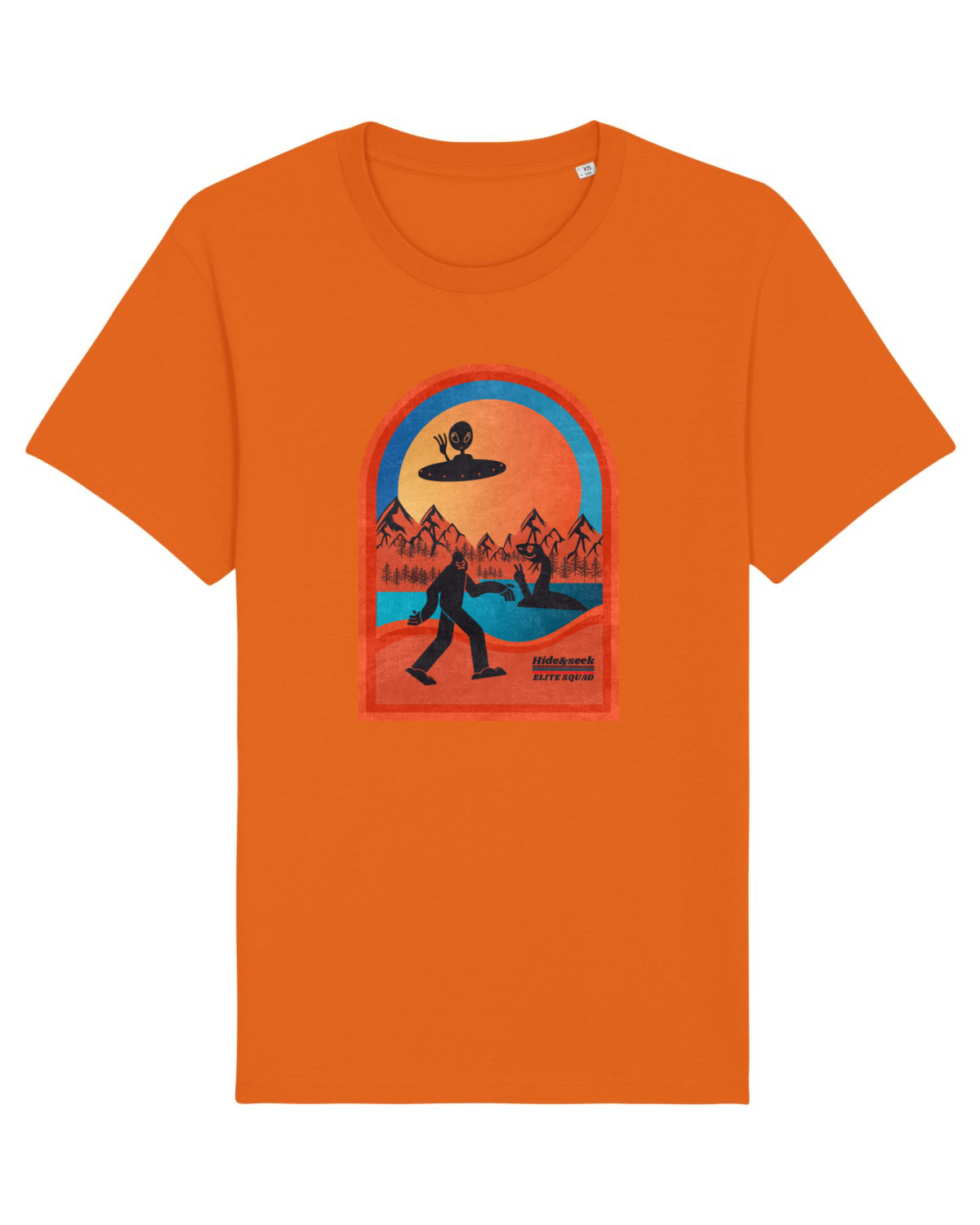 Tricou mânecă scurtă Unisex Rocker Bright Orange