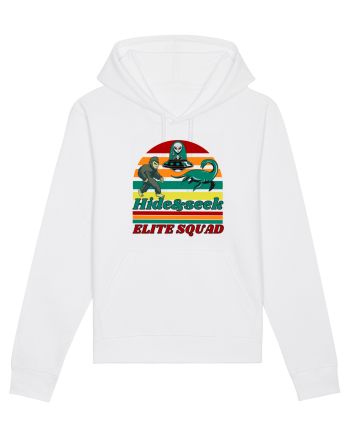 Retro Bigfoot, Alien And Loch Ness Monster White