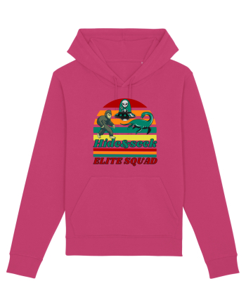 Retro Bigfoot, Alien And Loch Ness Monster Raspberry